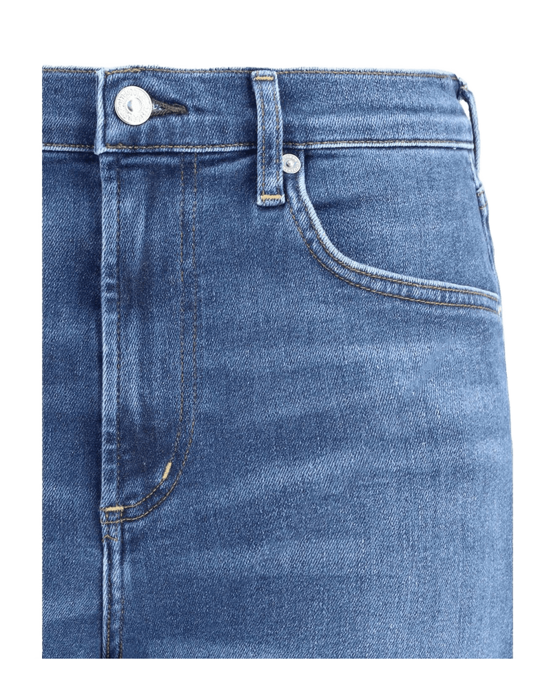Citizens Of Humanity Blue Cotton Cropped Jeans Glam Steals