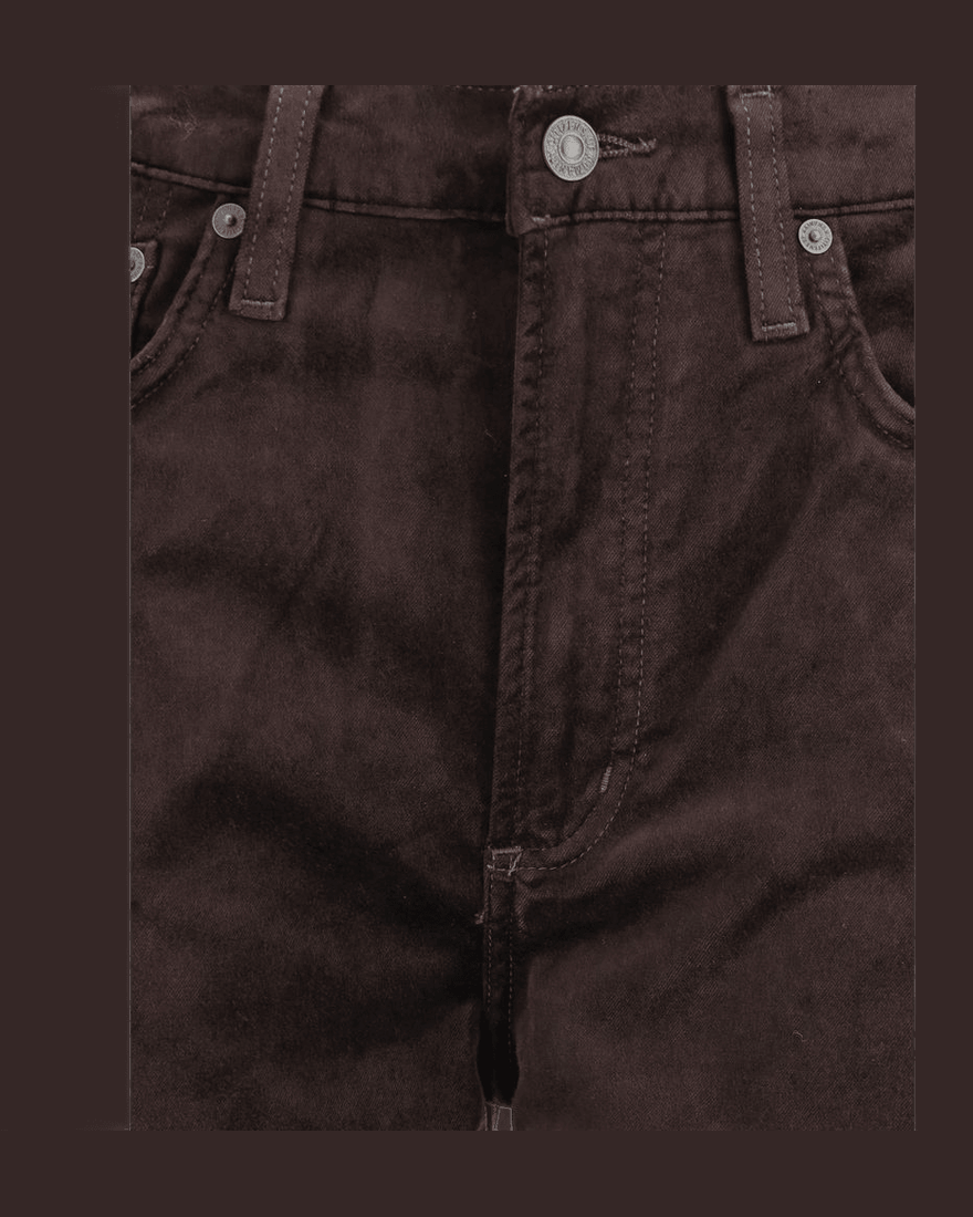 Citizens Of Humanity Brown Cotton Straight Leg Jeans Glam Steals