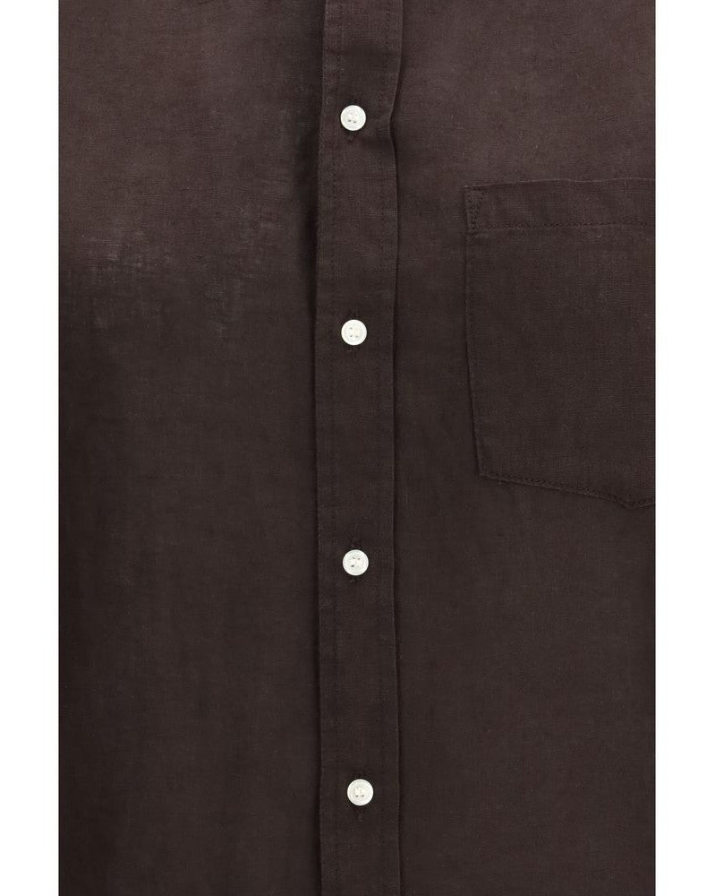 Citizens Of Humanity Brown Linen Blouse