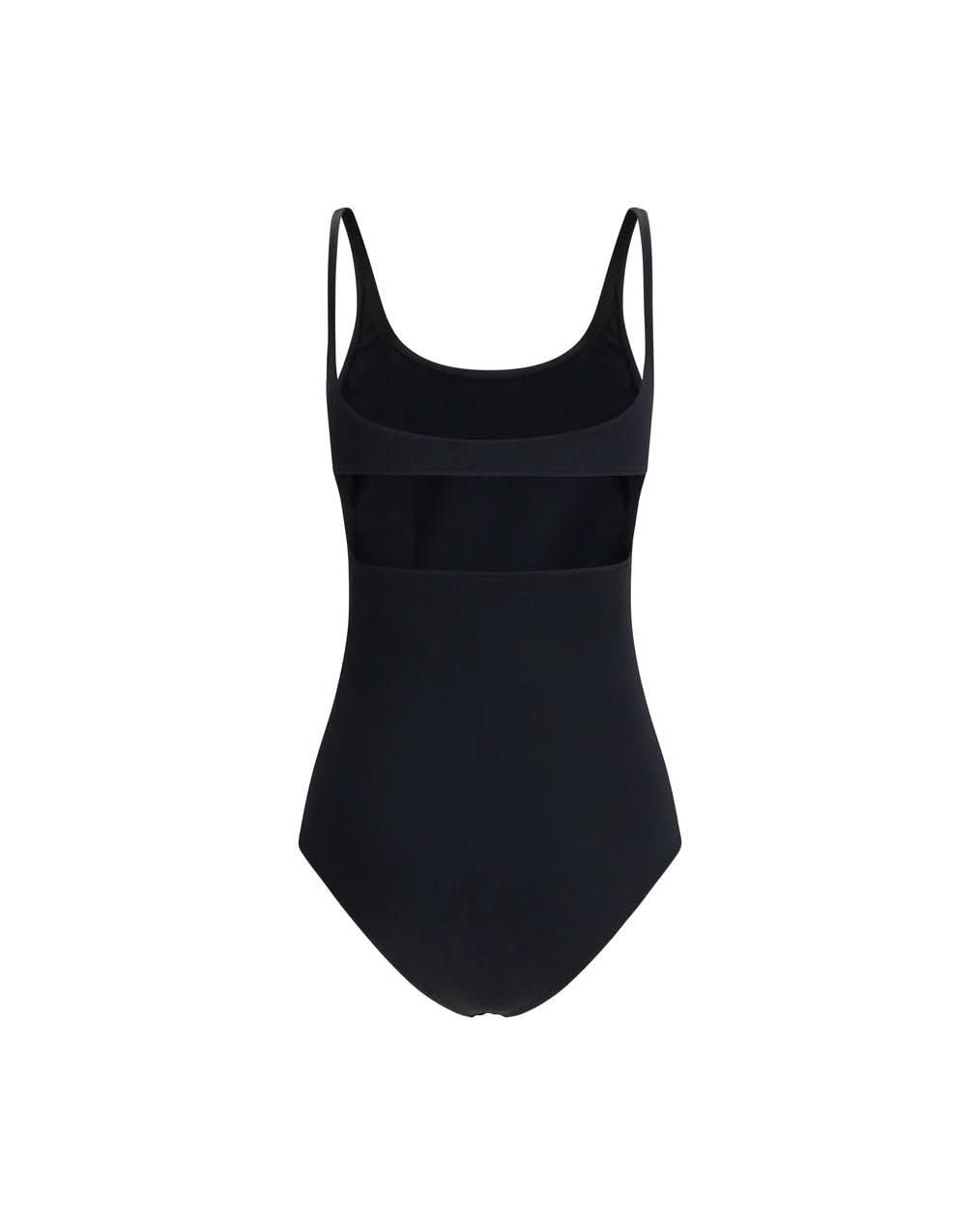 Courrèges Black Elastane One Piece Swimsuit One-Piece Swimsuits