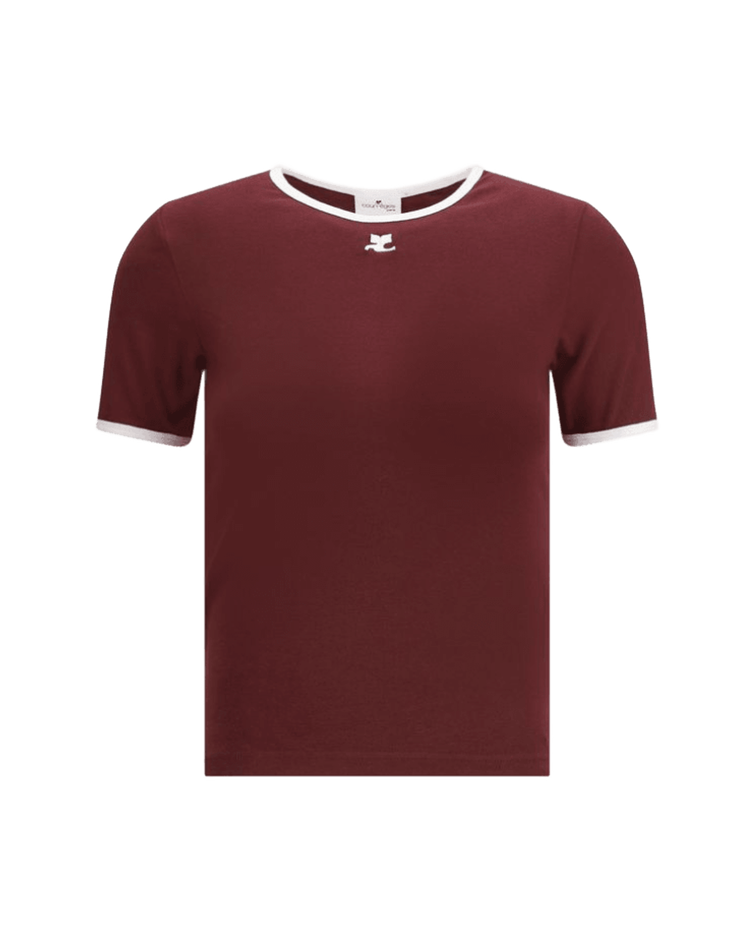 CourrèGes Cotton T-Shirt Glam Steals