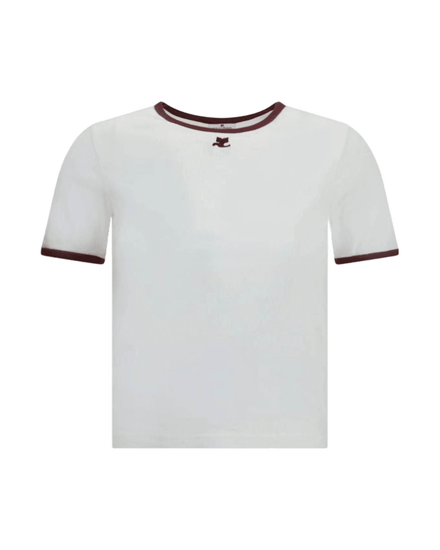 CourrèGes Cotton T-Shirt Glam Steals