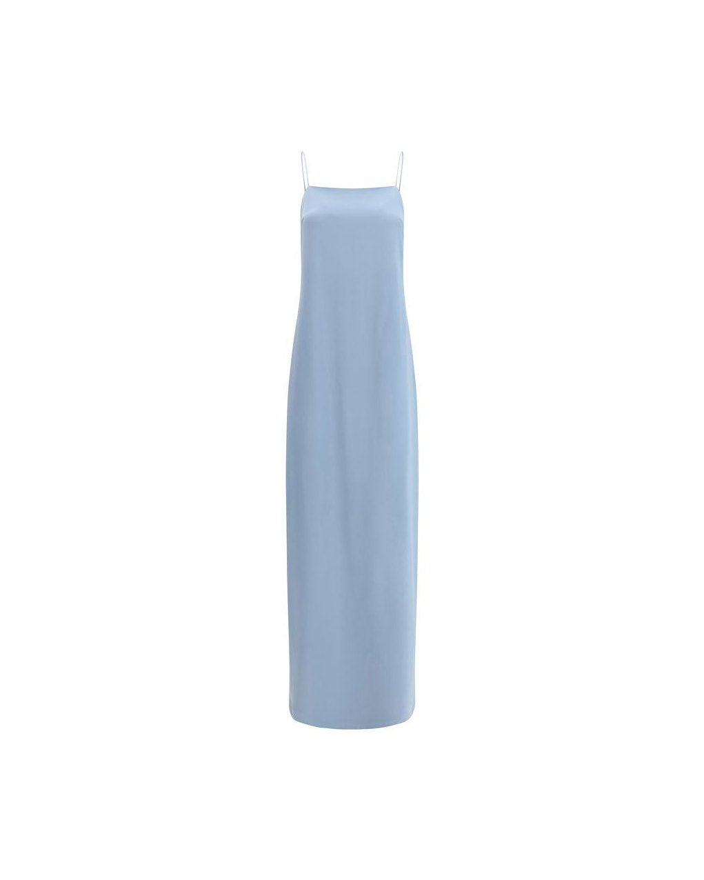 Di Stavnitser Light Blue Silk Long Dress Glam Steals