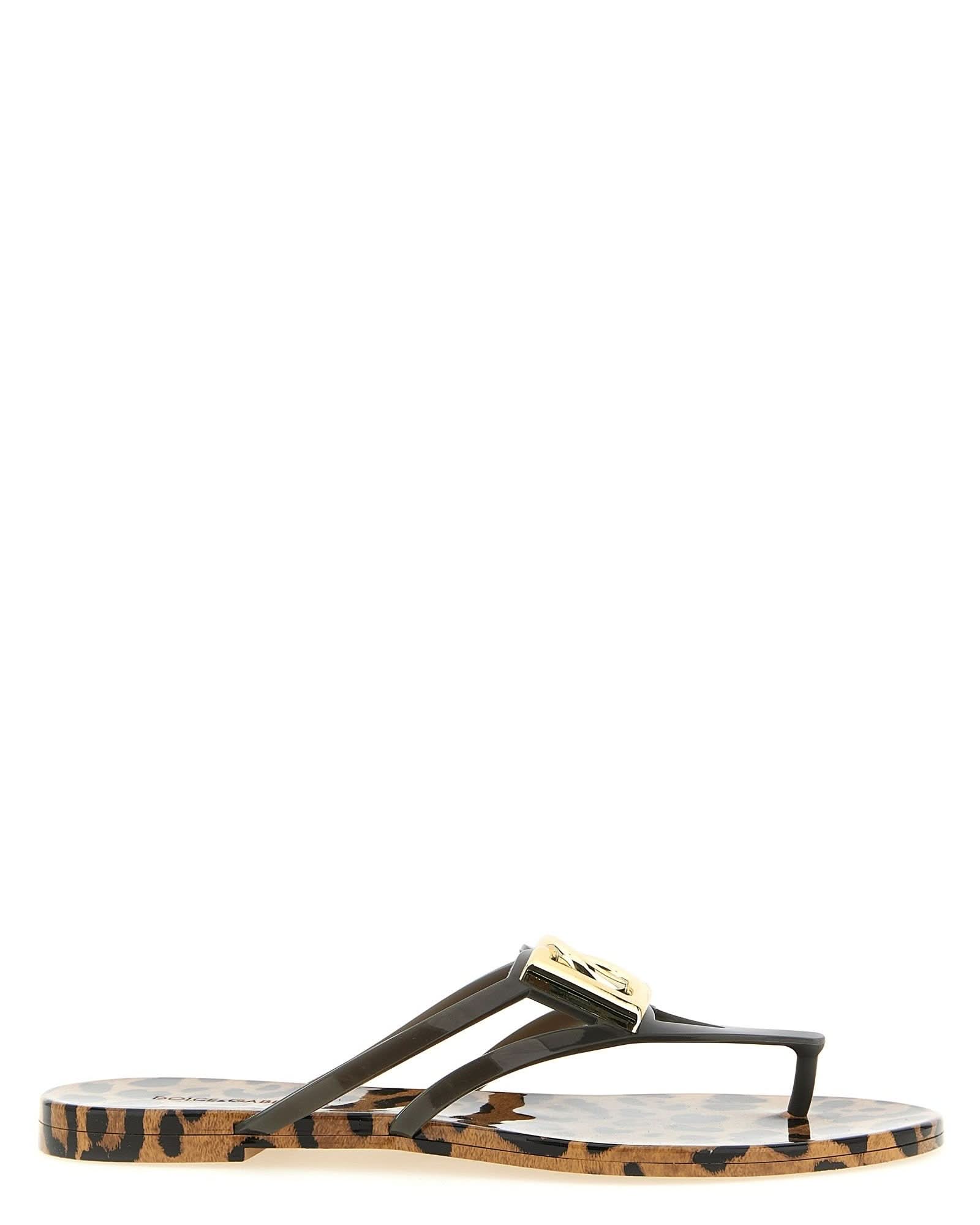 Dolce & Gabbana Beachwear Slides Glam Steals