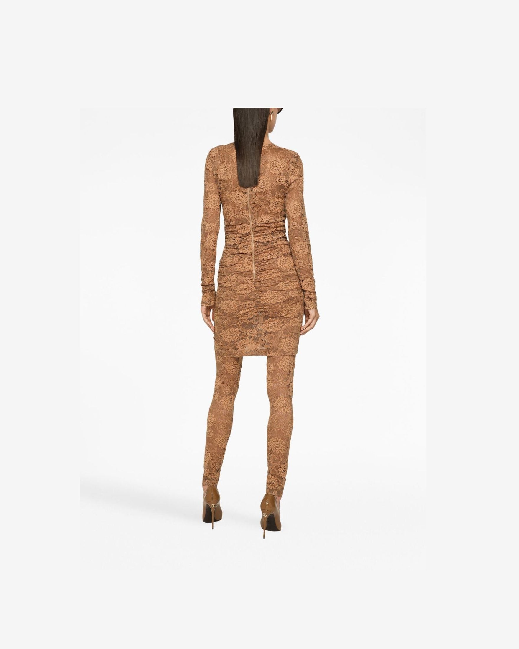 Dolce & Gabbana Beige Dress Glam Steals
