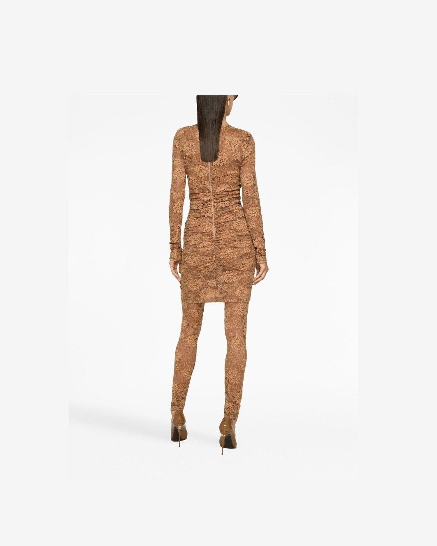 Dolce & Gabbana Beige Dress Glam Steals