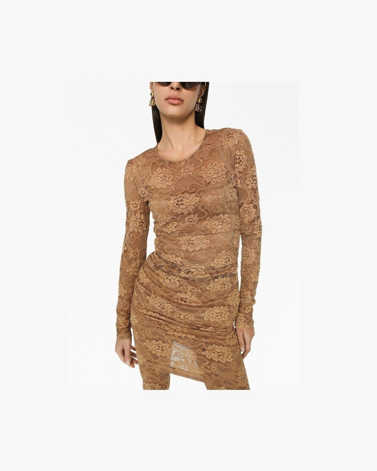 Dolce & Gabbana Beige Dress Glam Steals