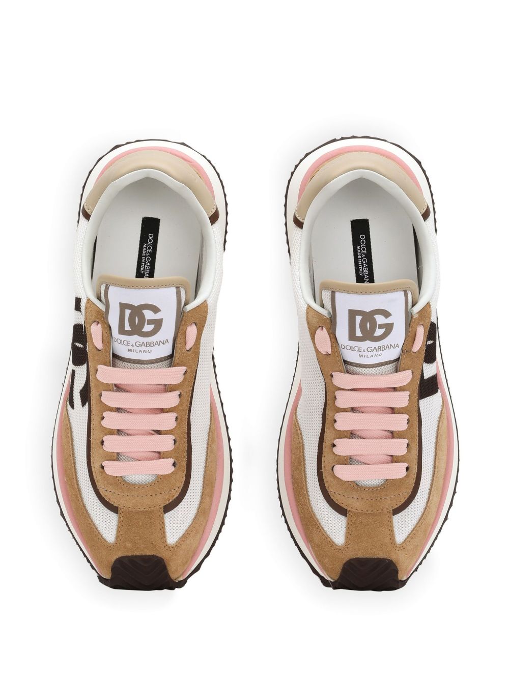 Dolce & Gabbana Beige Sneakers Glam Steals