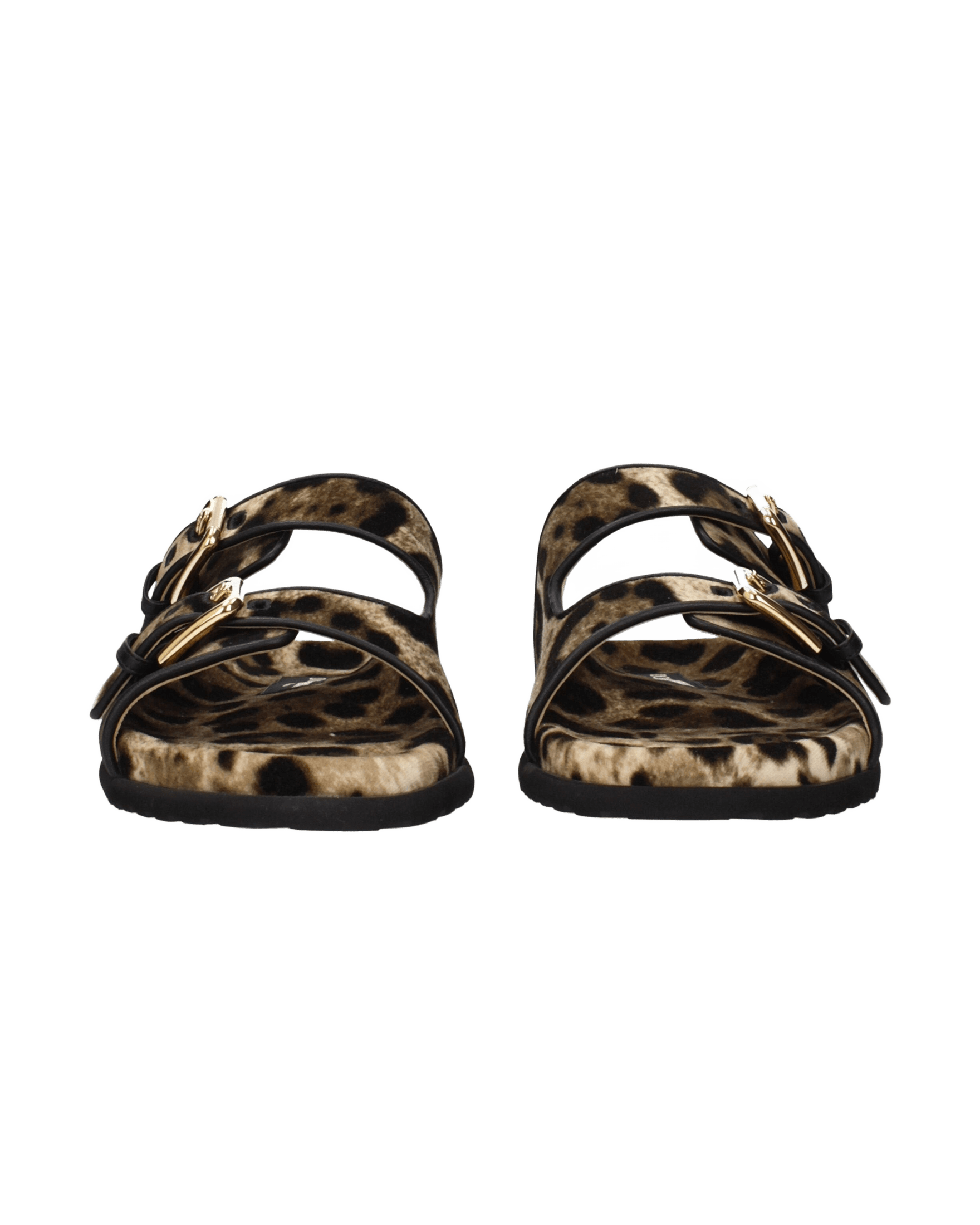 Dolce & Gabbana Beige Velvet Slippers Glam Steals