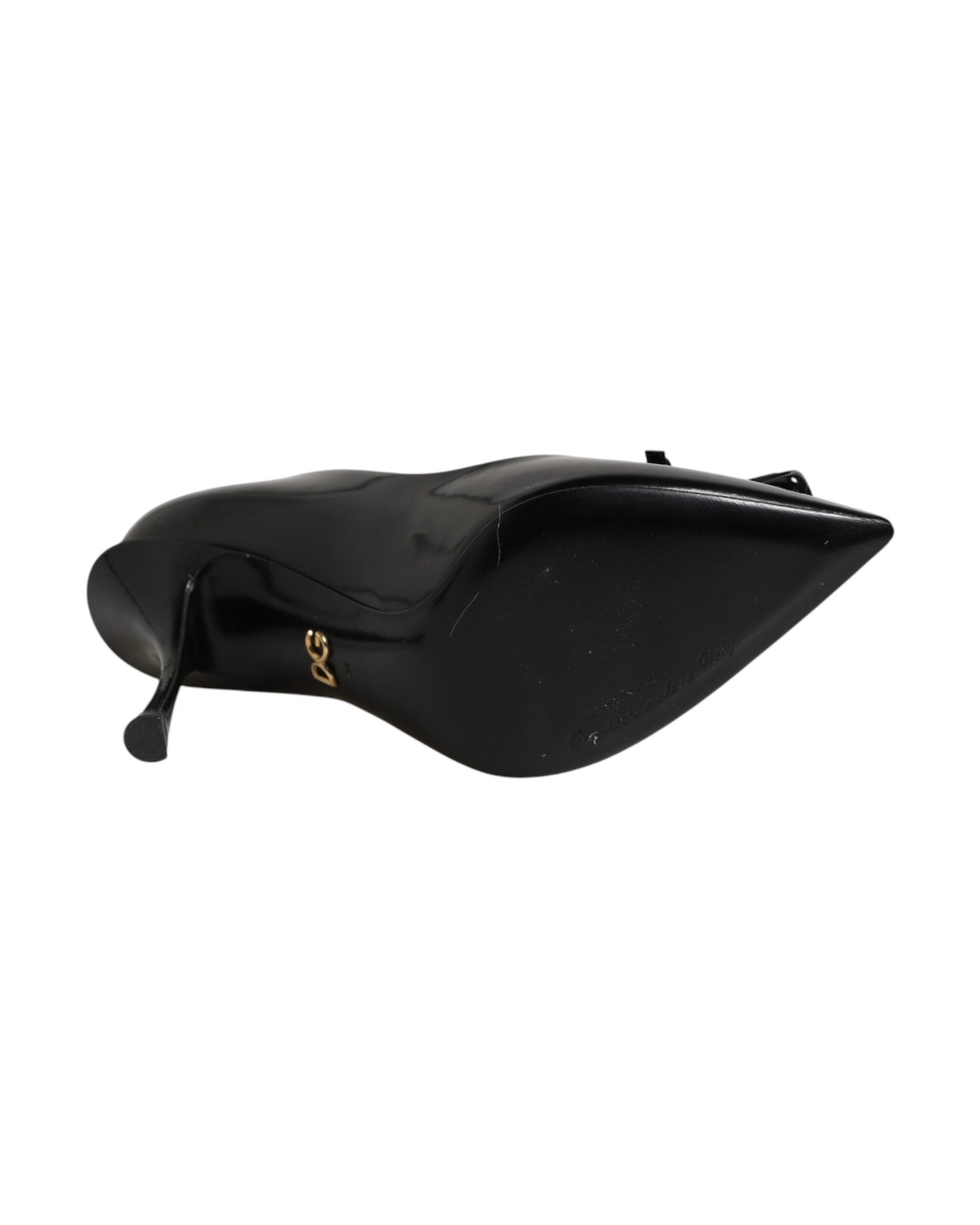 Dolce & Gabbana Black Bag Embellished Heels Glam Steals