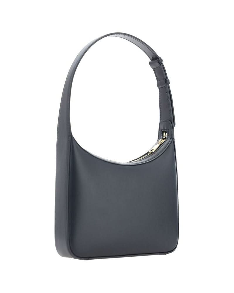 Dolce & Gabbana Black Calf Leather Bos Taurus Shoulder Bag