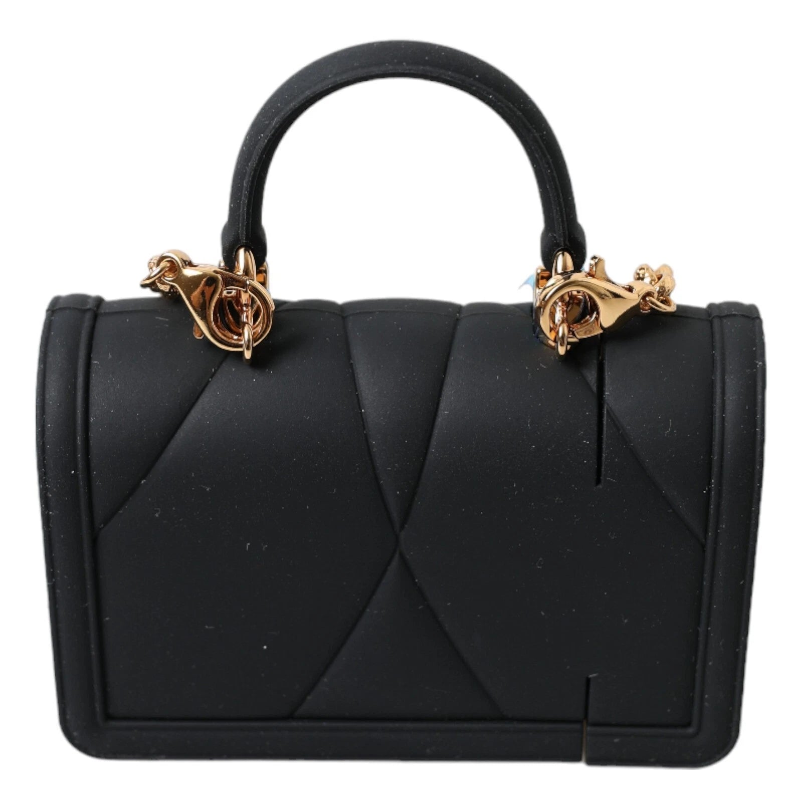 Dolce & Gabbana Black Case Silicone Devotion Heart Cover Hand Bag Airpod Glam Steals