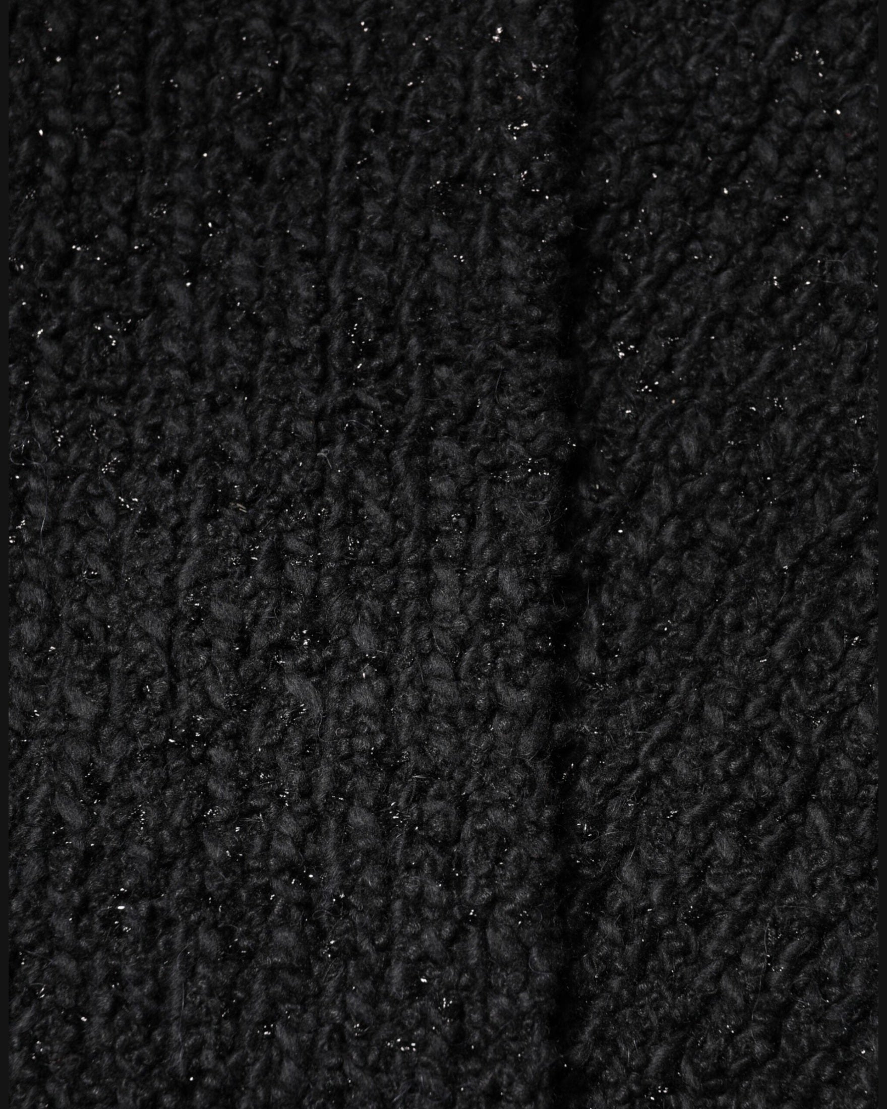 Dolce & Gabbana Black Cashmere Knit Shawl Fringes Scarf Glam Steals