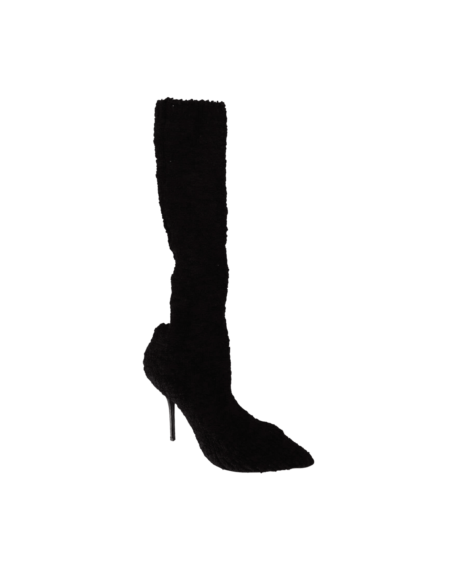 Dolce & Gabbana Black Chic Stretch Sock Boots Boots