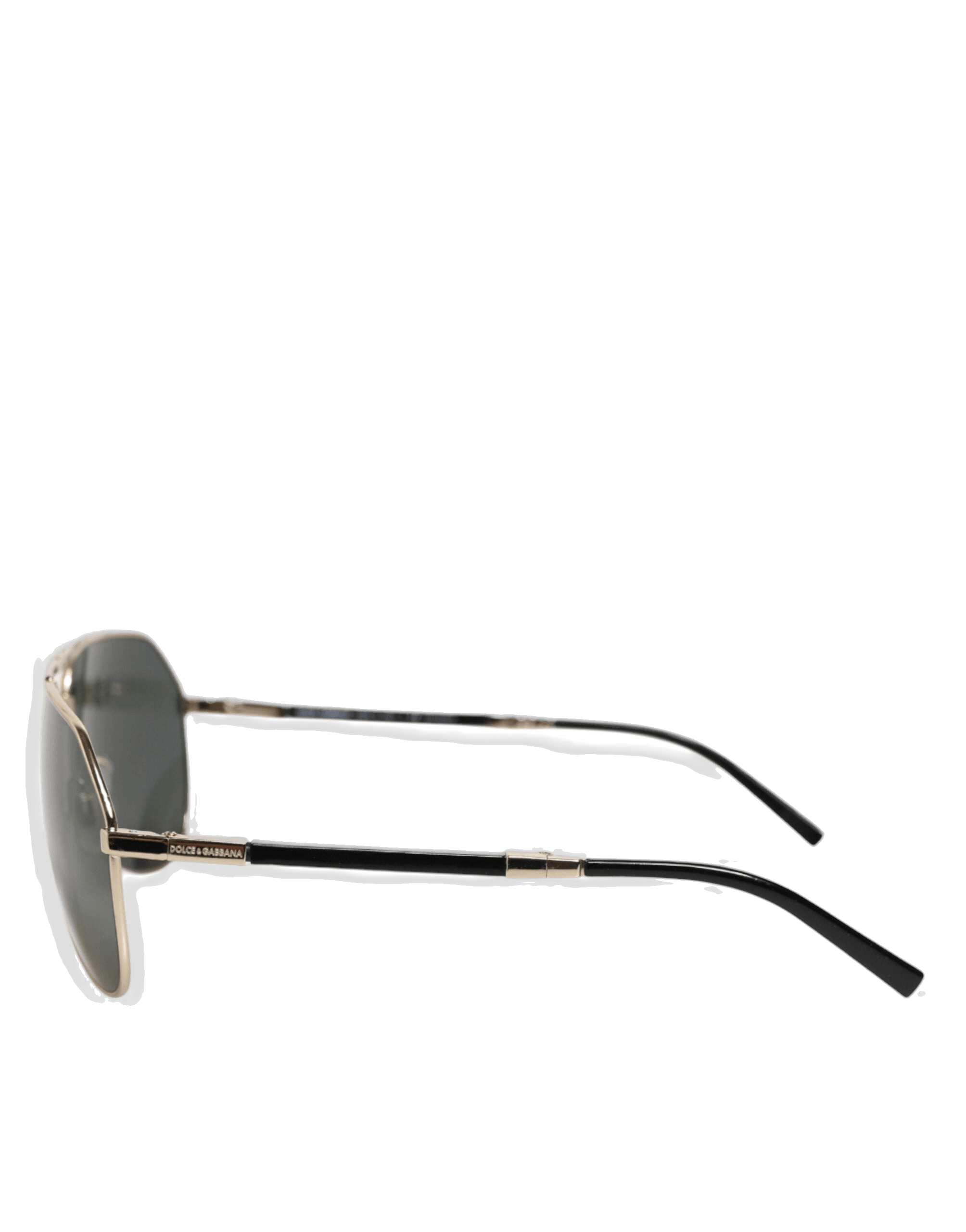 Dolce & Gabbana Black Dg2106k Gold Plated Polarized Metalframe Sunglasses Glam Steals