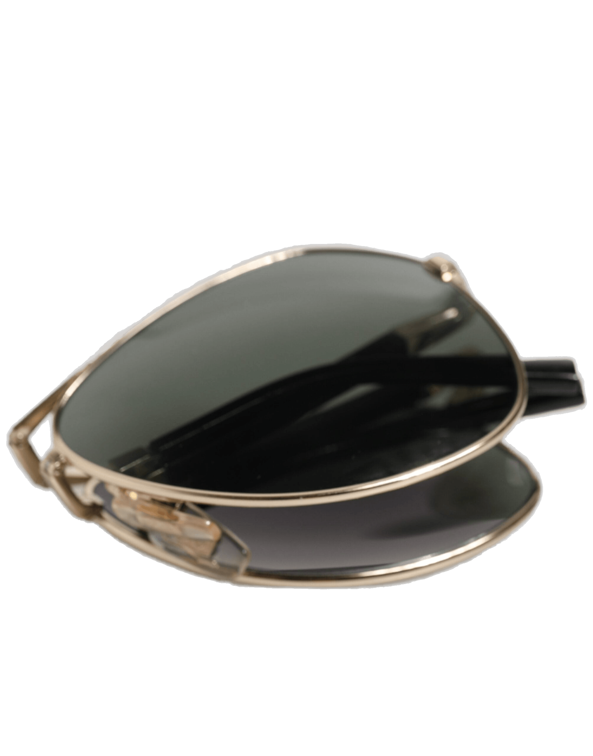 Dolce & Gabbana Black Dg2106k Gold Plated Polarized Metalframe Sunglasses Glam Steals