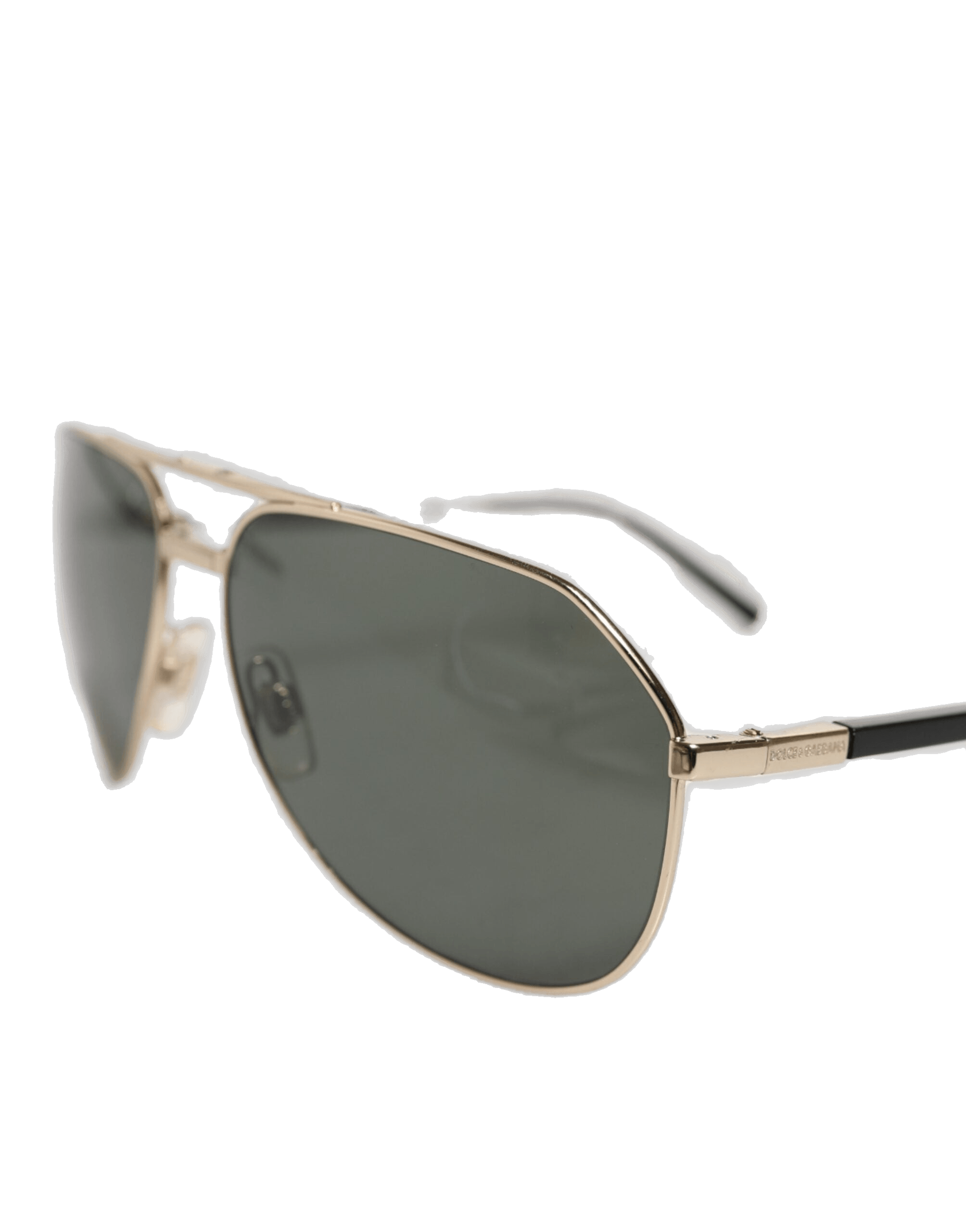 Dolce & Gabbana Black Dg2106k Gold Plated Polarized Metalframe Sunglasses Glam Steals