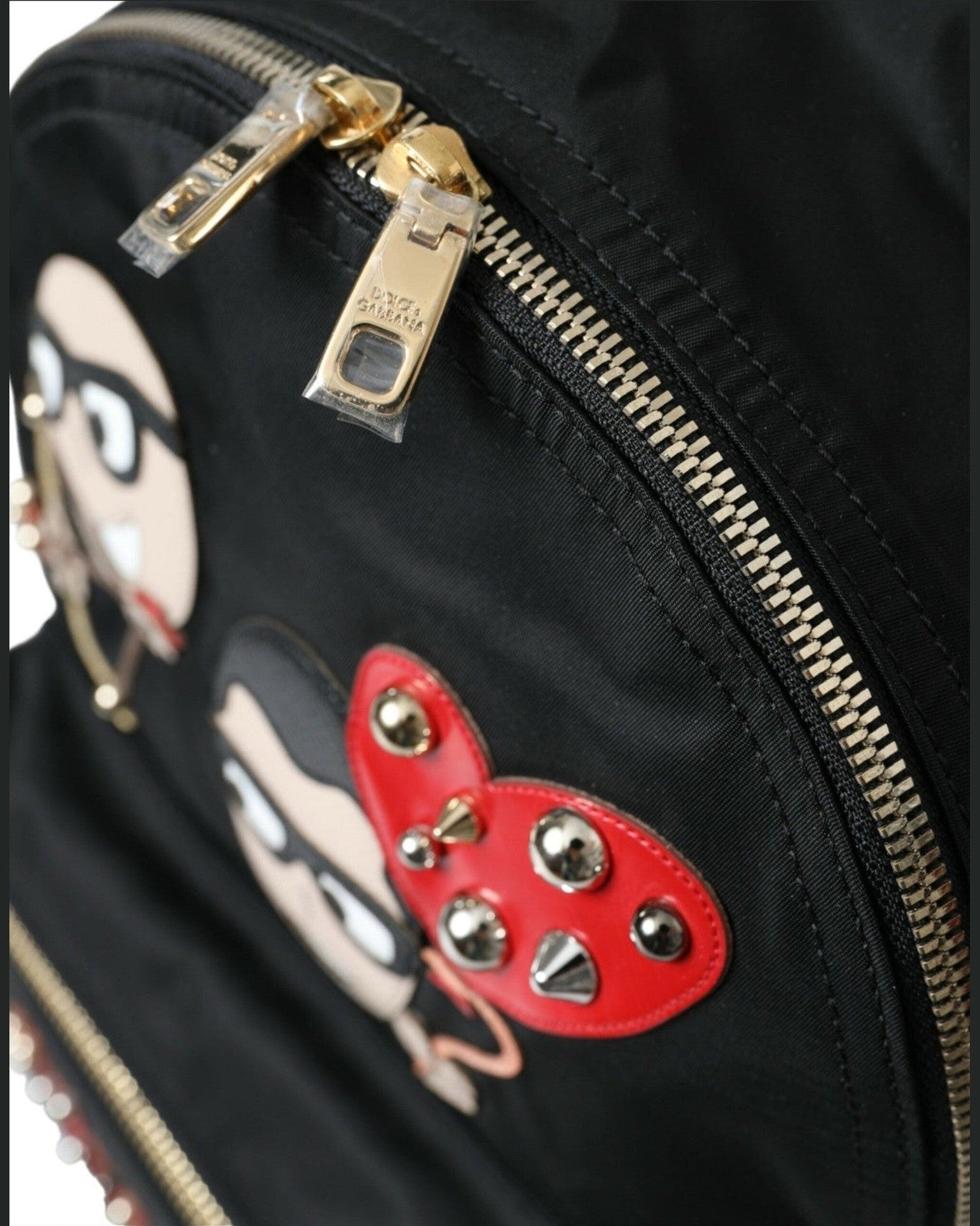 Dolce & Gabbana Black Elegant Embellished Backpack Glam Steals