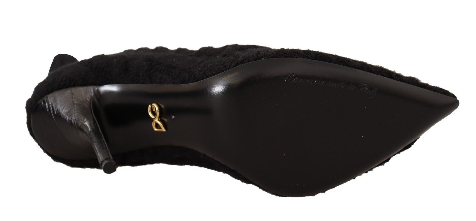 Dolce & Gabbana Black Elegant Stretch Sock Boots Glam Steals