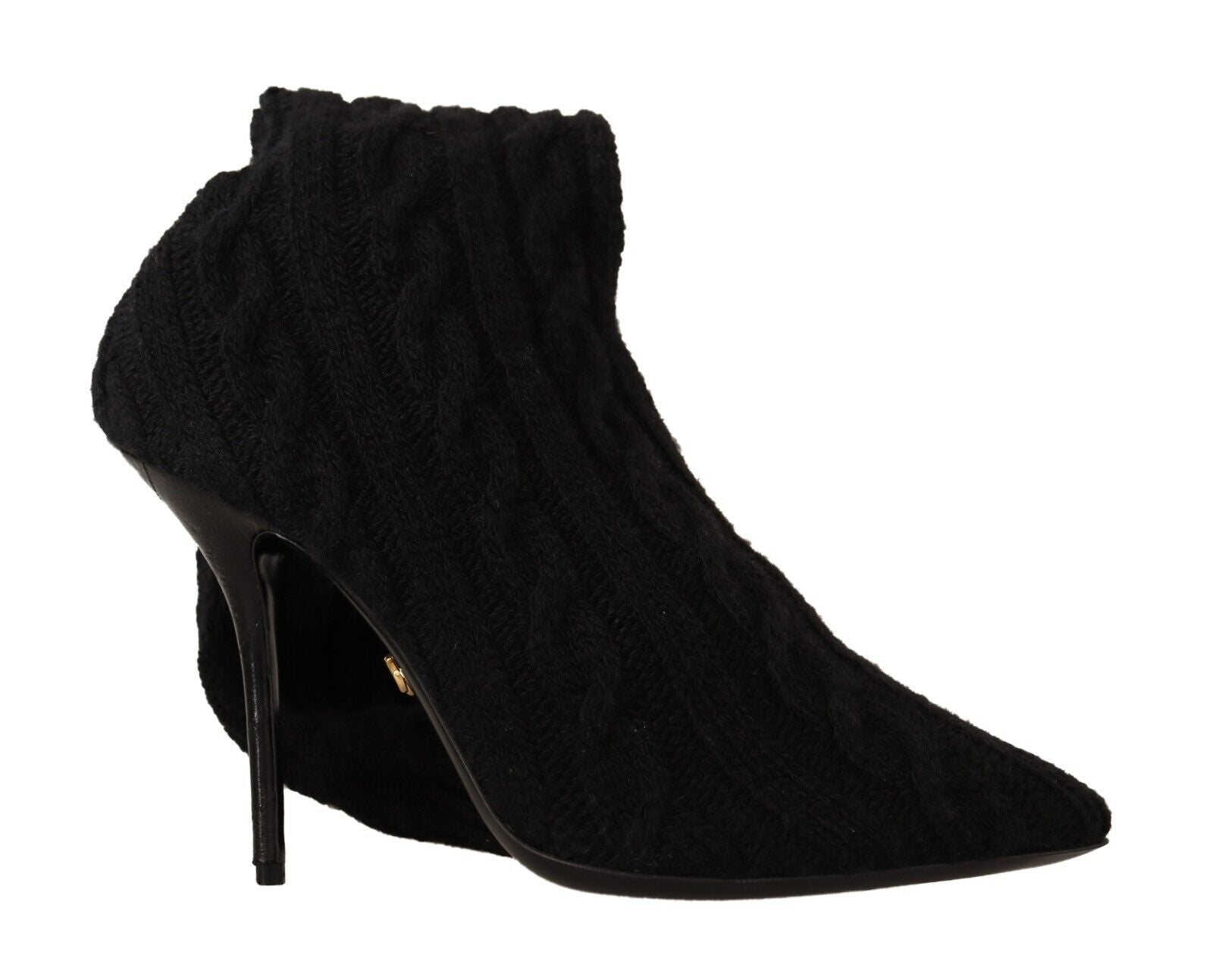 Dolce & Gabbana Black Elegant Stretch Sock Boots Glam Steals