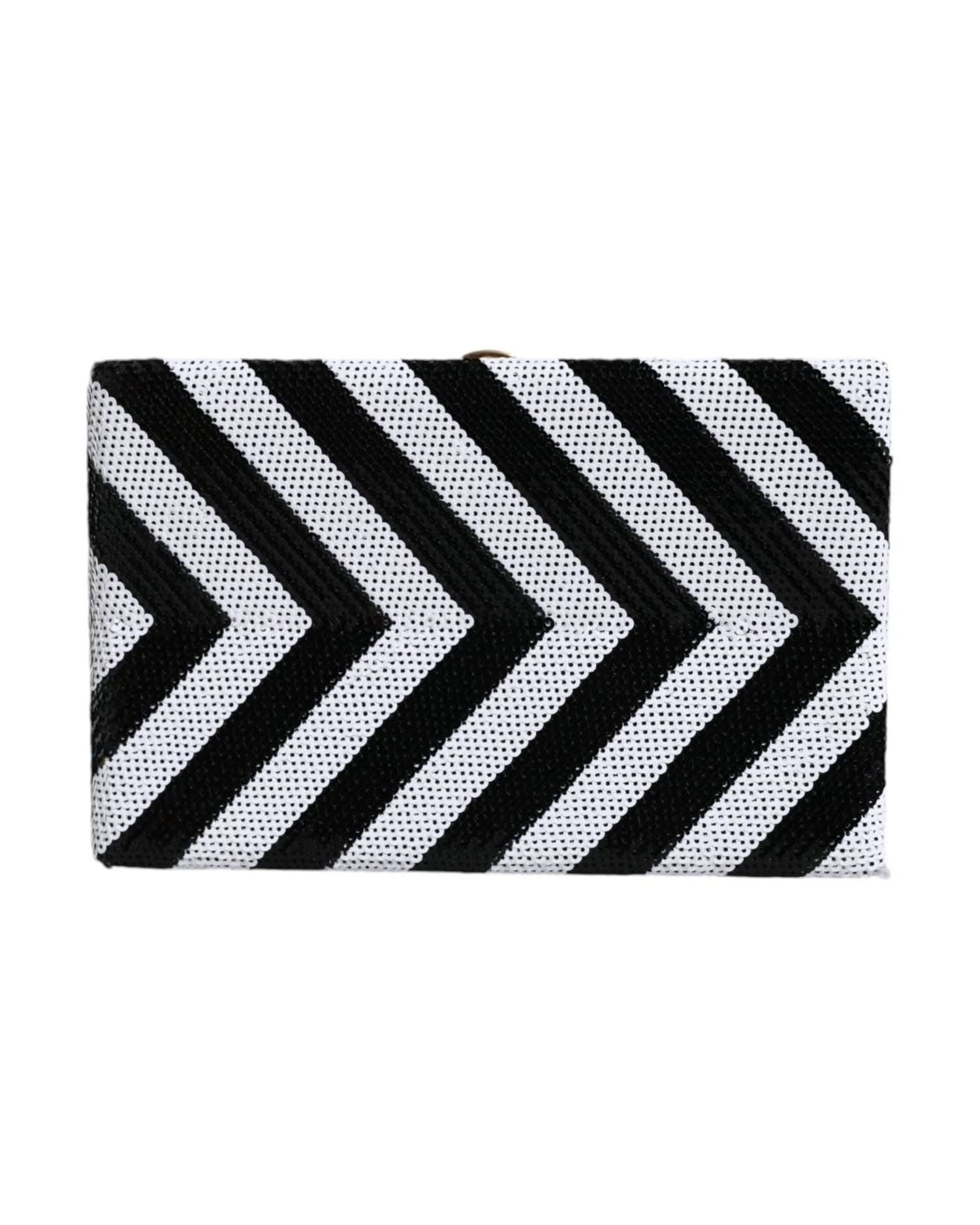 Dolce & Gabbana Black Frame Clutch Evening Party Purse Bag Clutch Bags
