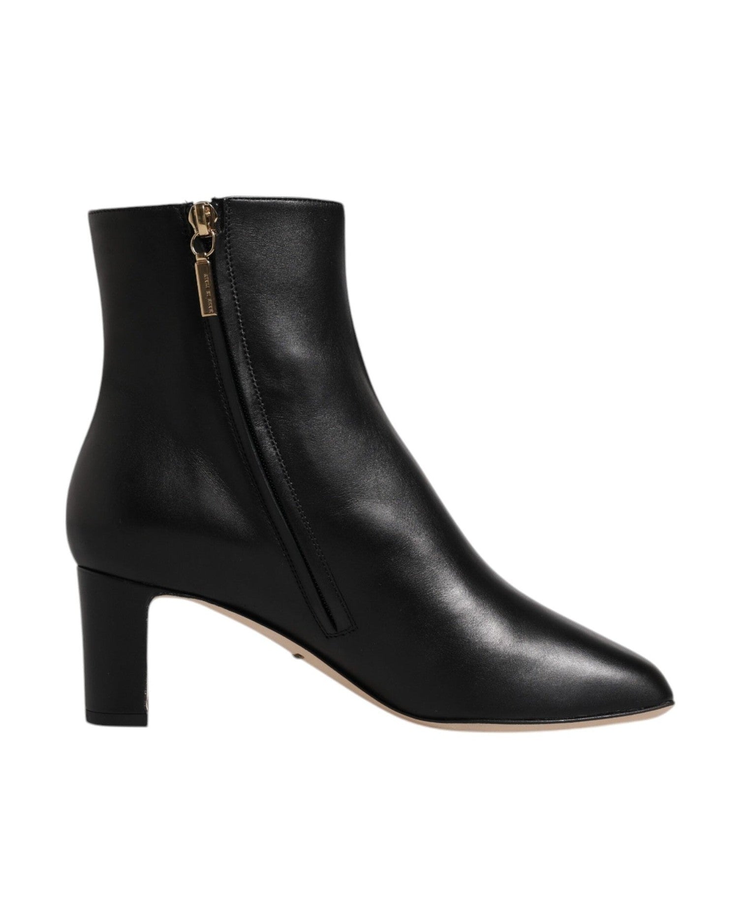 Dolce & Gabbana Black Jackie Leather Mid Calf Boots Shoes Glam Steals