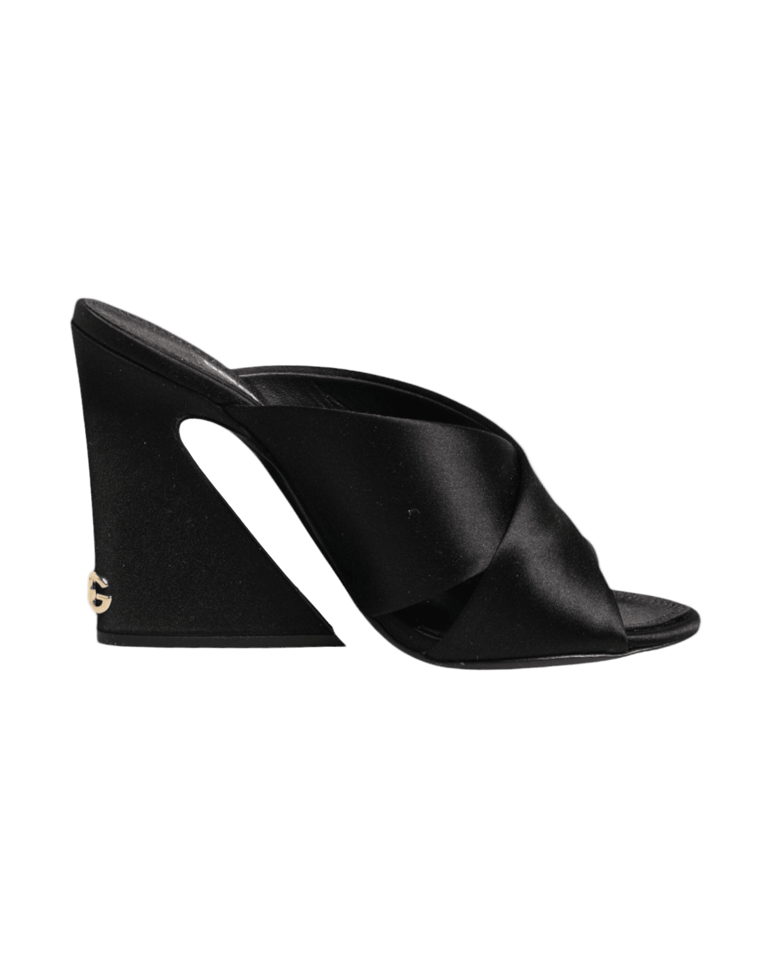 Dolce & Gabbana Black Keira Baroque High Heel Sandals Shoes Heels