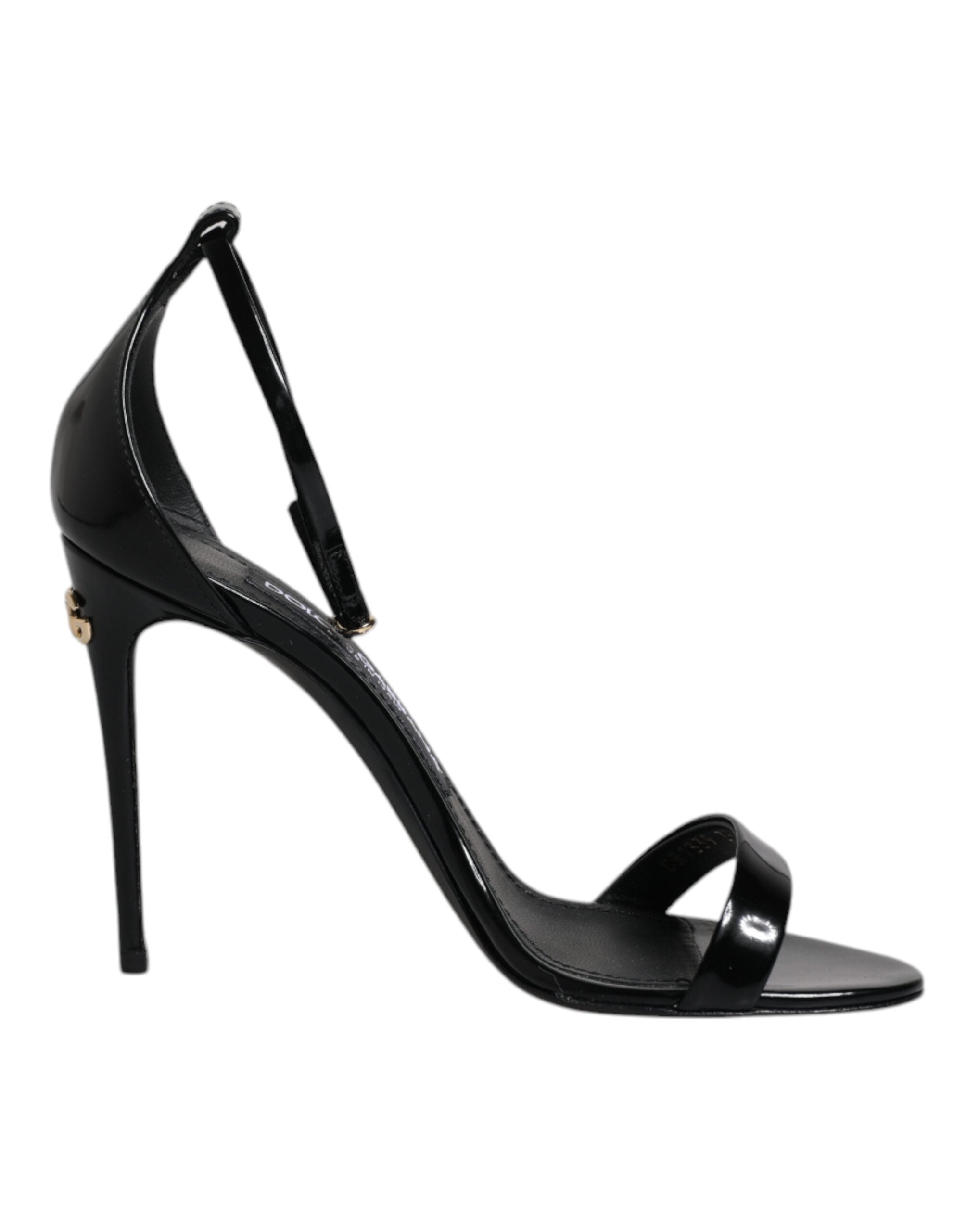 Dolce & Gabbana Black Keira Heels Ankle Strap Sandals Shoes Glam Steals