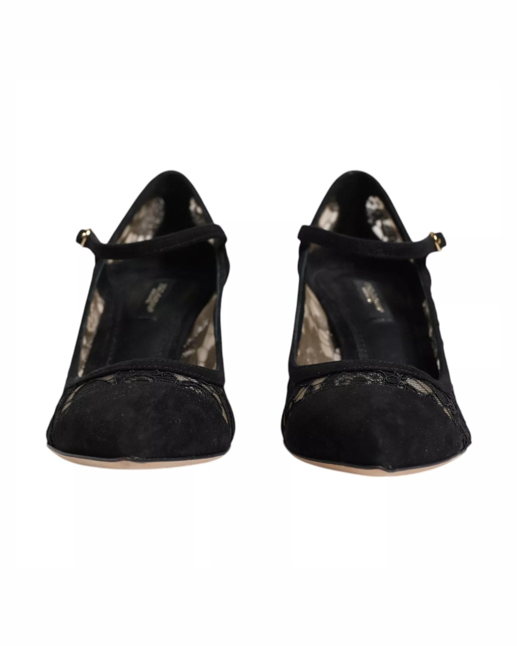 Dolce & Gabbana Black Lace Mary Jane Taormina Pumps Shoes Glam Steals