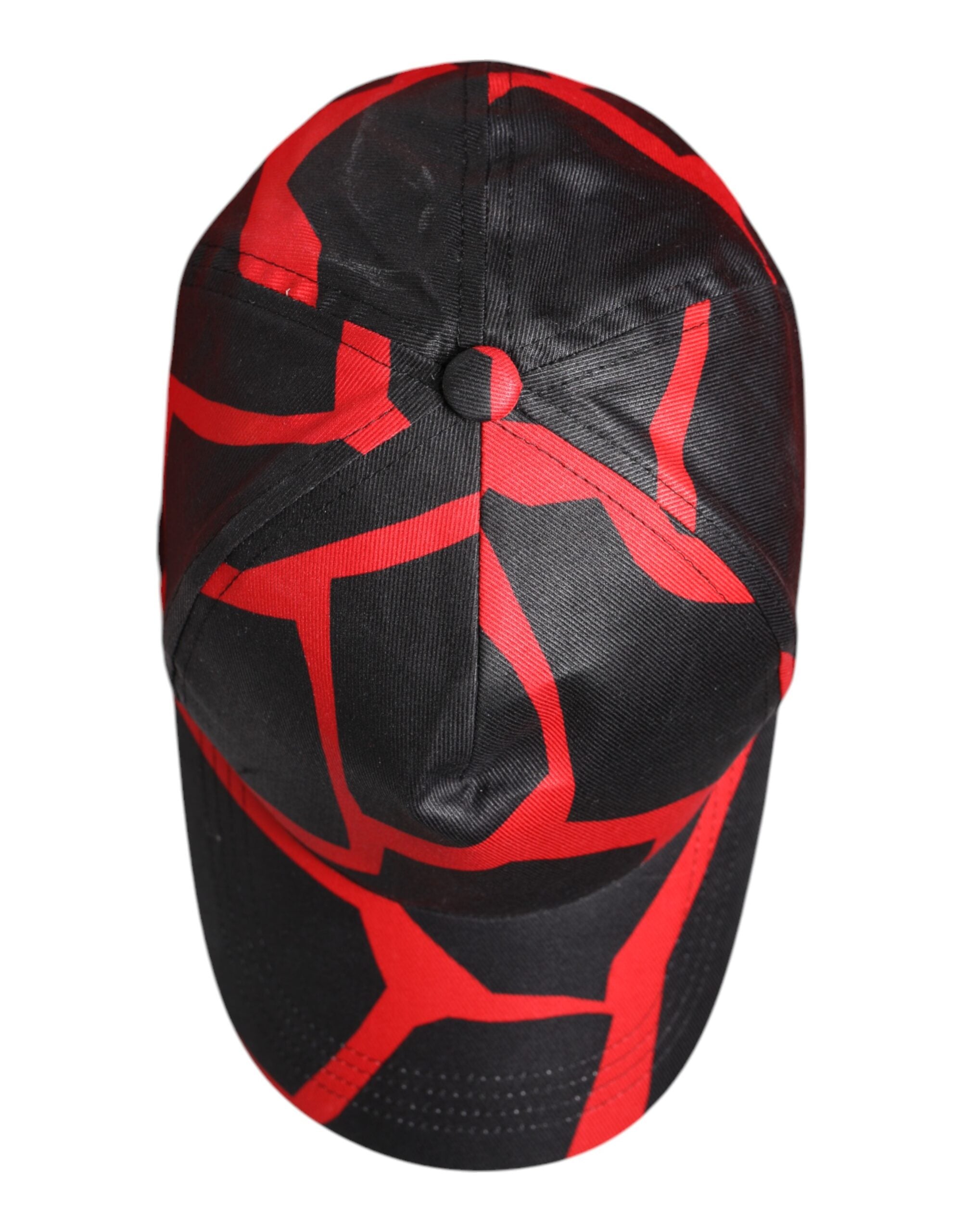Dolce & Gabbana Black Lace Red Tulle Cotton Baseball Cap Glam Steals