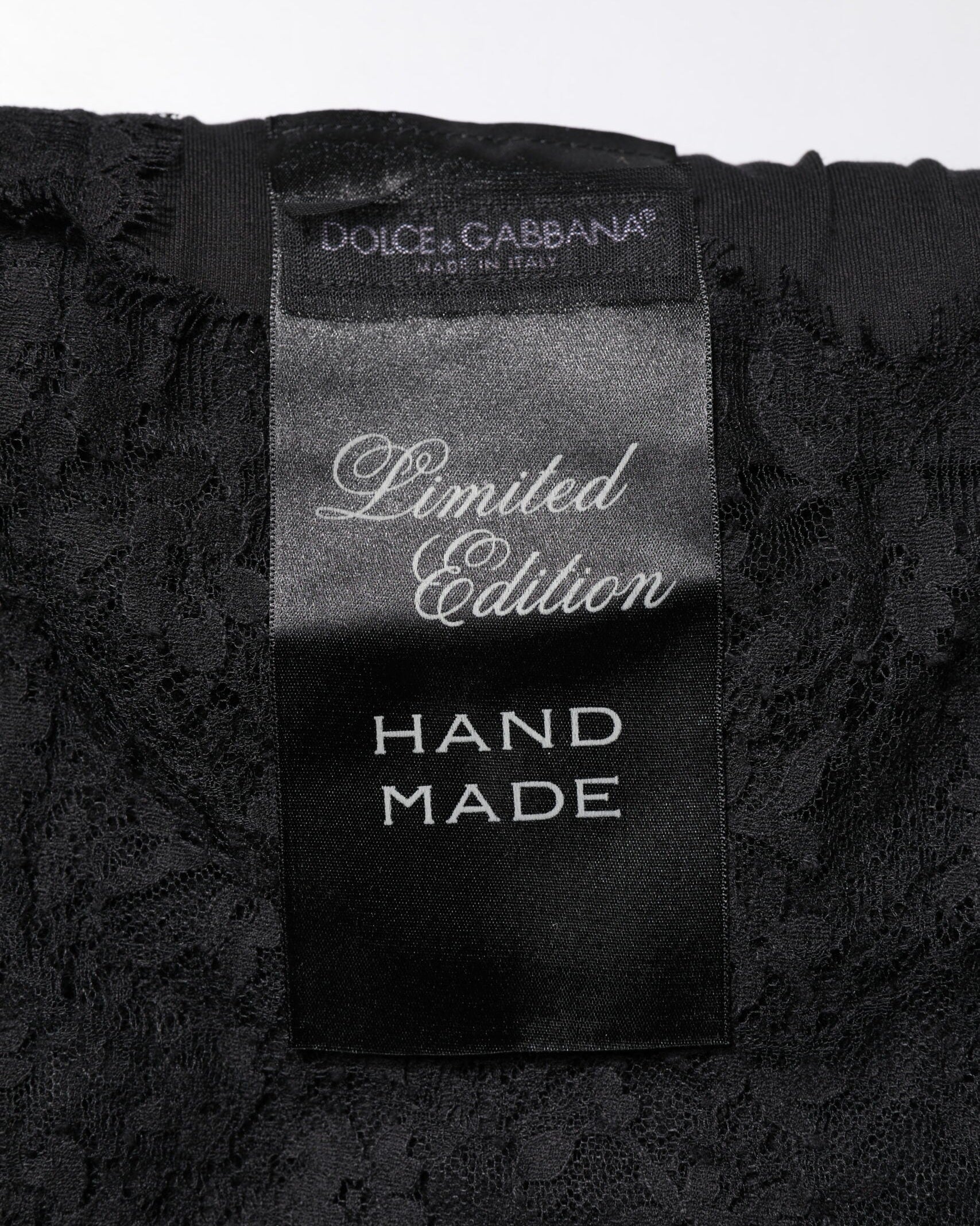 Dolce & Gabbana Black Lace Sheer Sacred Heart Crew Neck Top Glam Steals