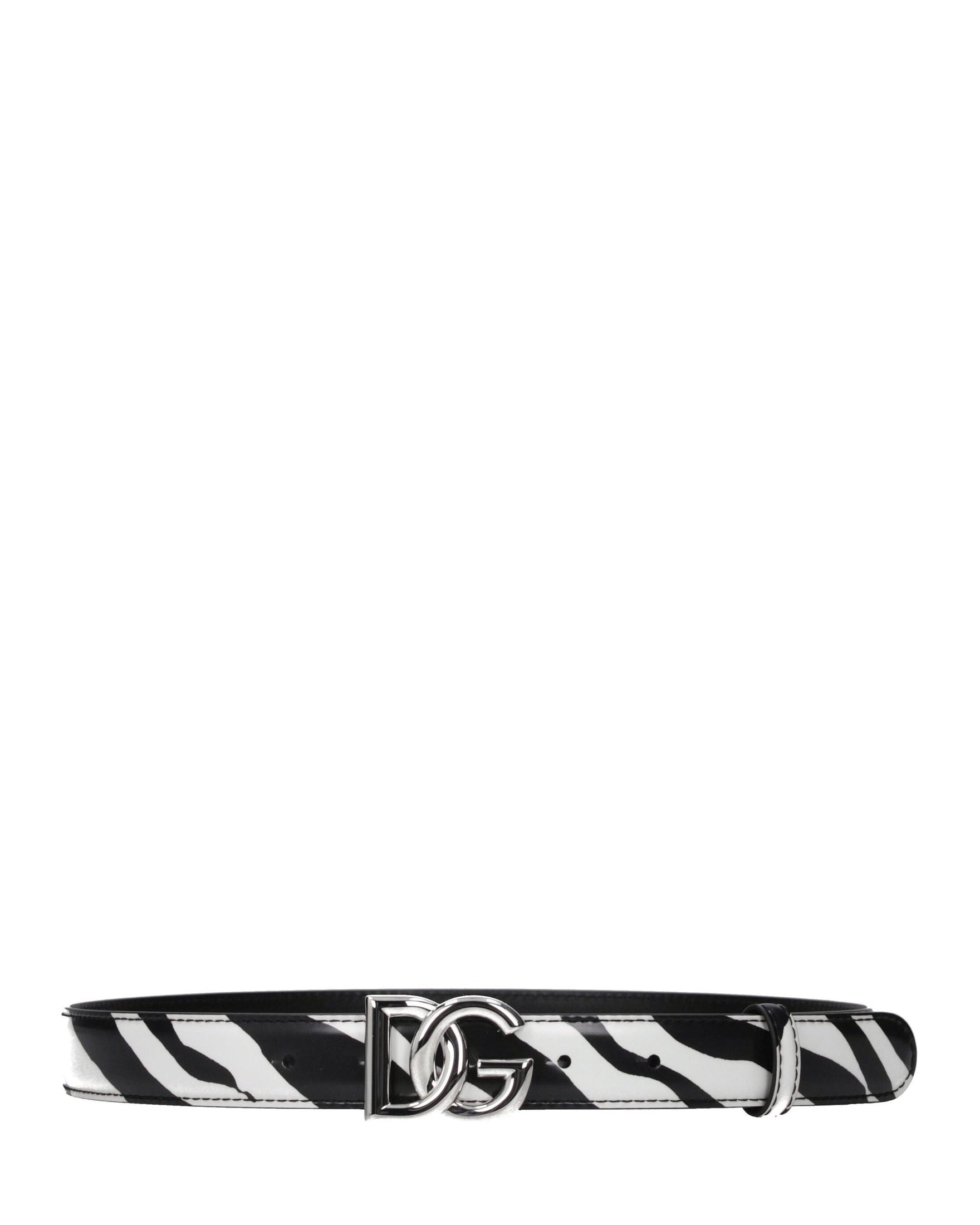 Dolce & Gabbana Black Leather Belts Glam Steals