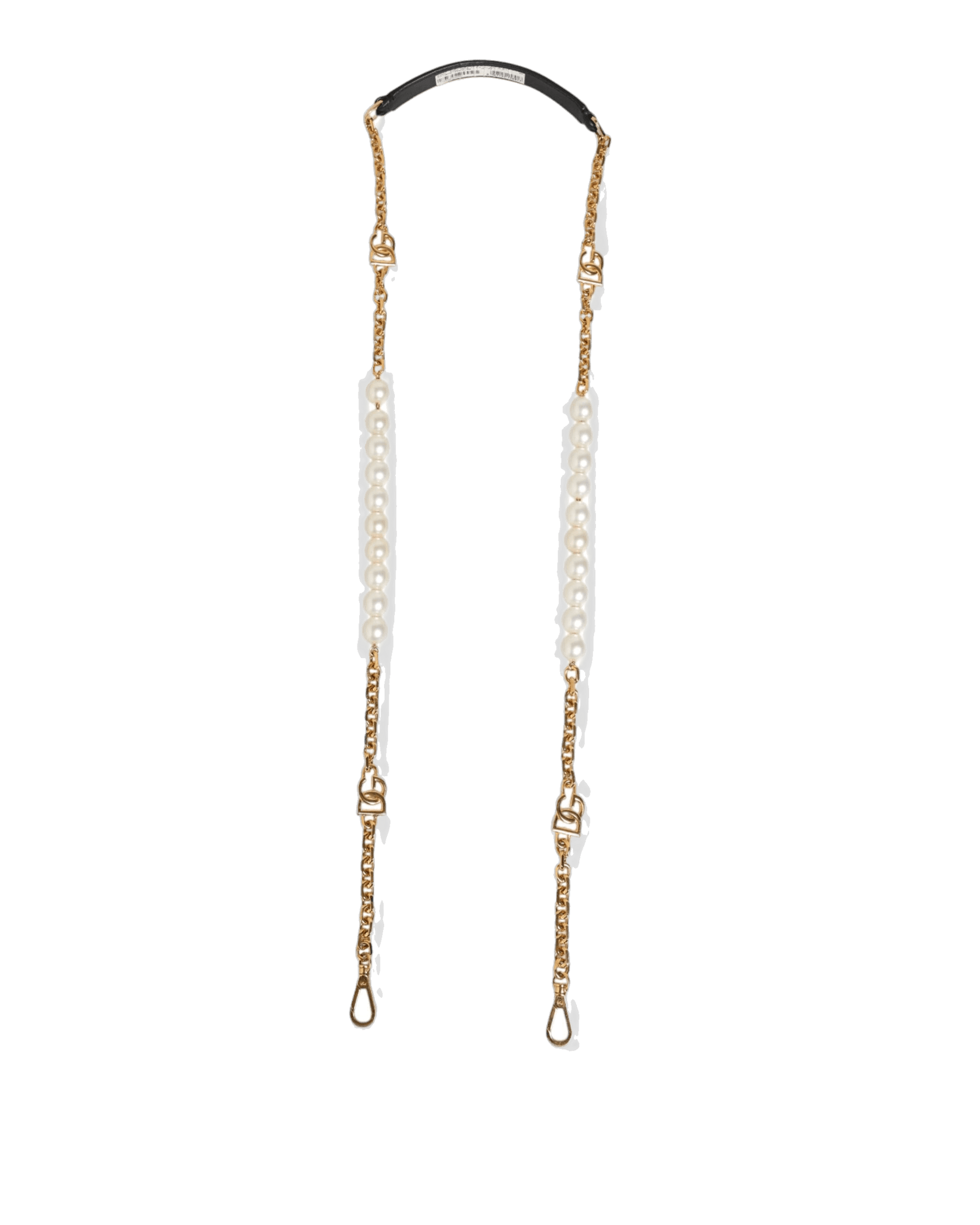 Dolce & Black Gabbana Leather Chain Bag Accessory Shoulder Strap Glam Steals