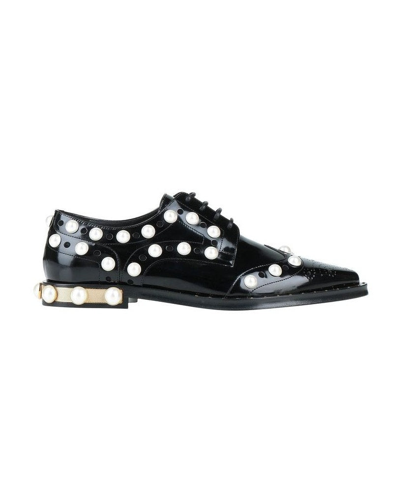 Dolce & Gabbana Black Leather Oxfords and Derby Glam Steals
