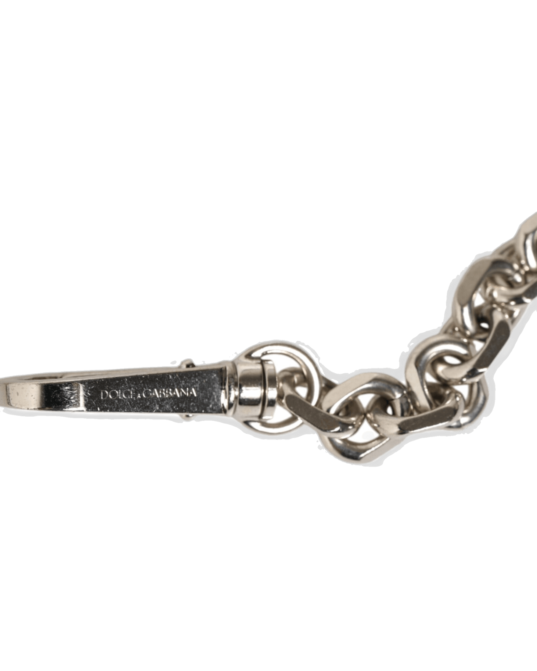 Dolce & Gabbana Black Leather Pearl Chain Bag Accessory Shoulder Strap Handbag & Wallet Accessories