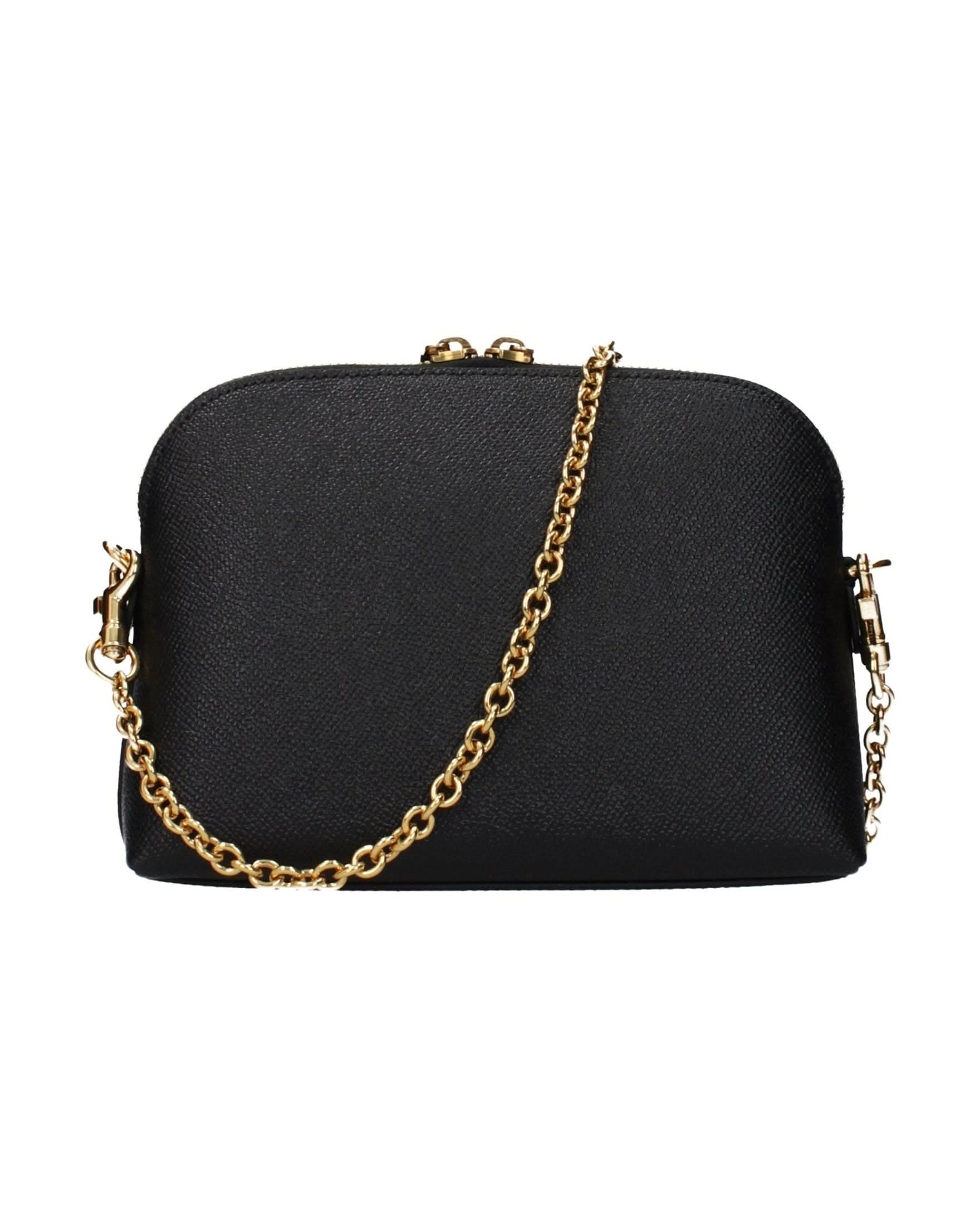 Dolce & Gabbana Black Leather Shoulder Bag Glam Steals