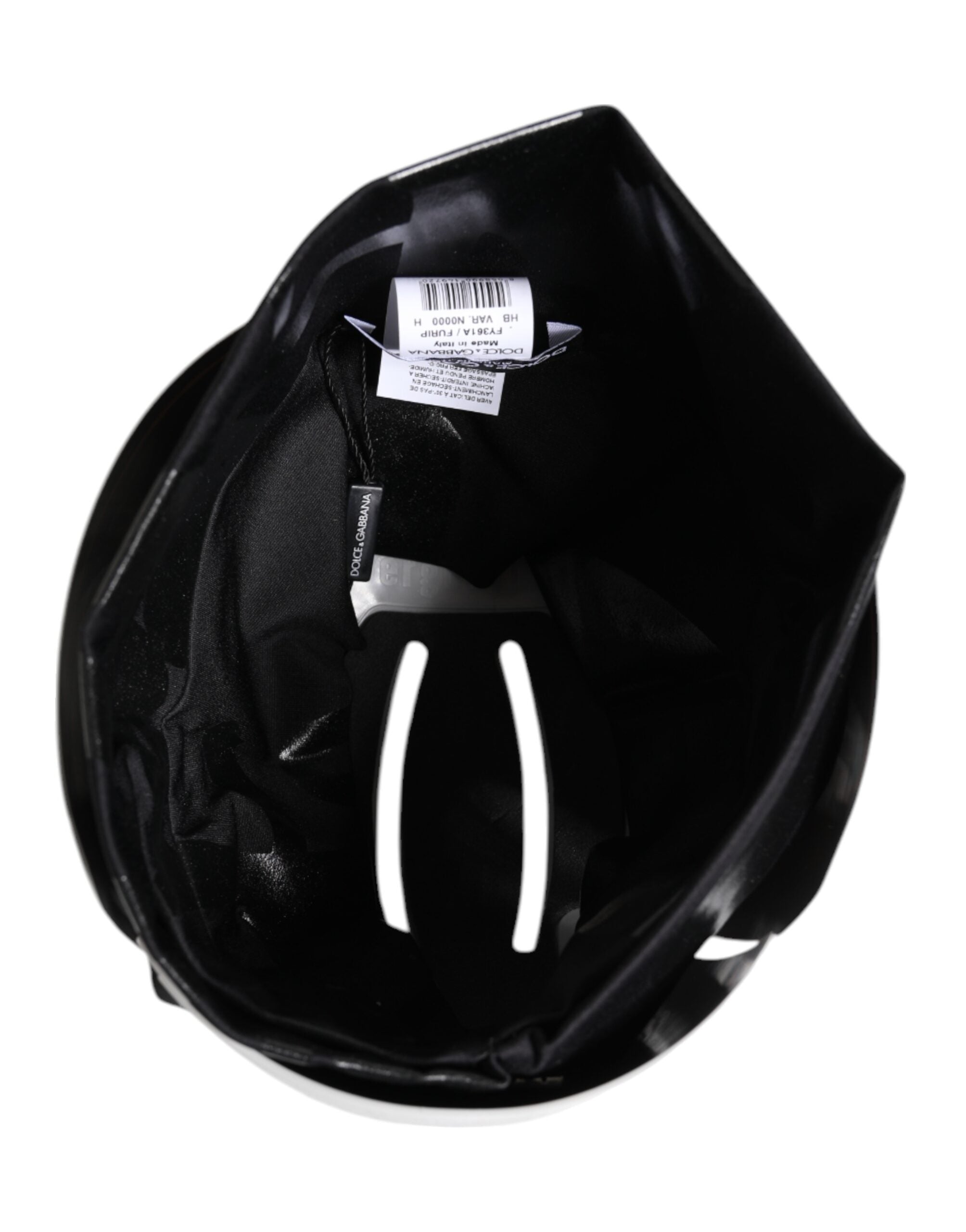 Dolce & Gabbana Black Nylon Stretch Dg Logo Head Band Hat Glam Steals