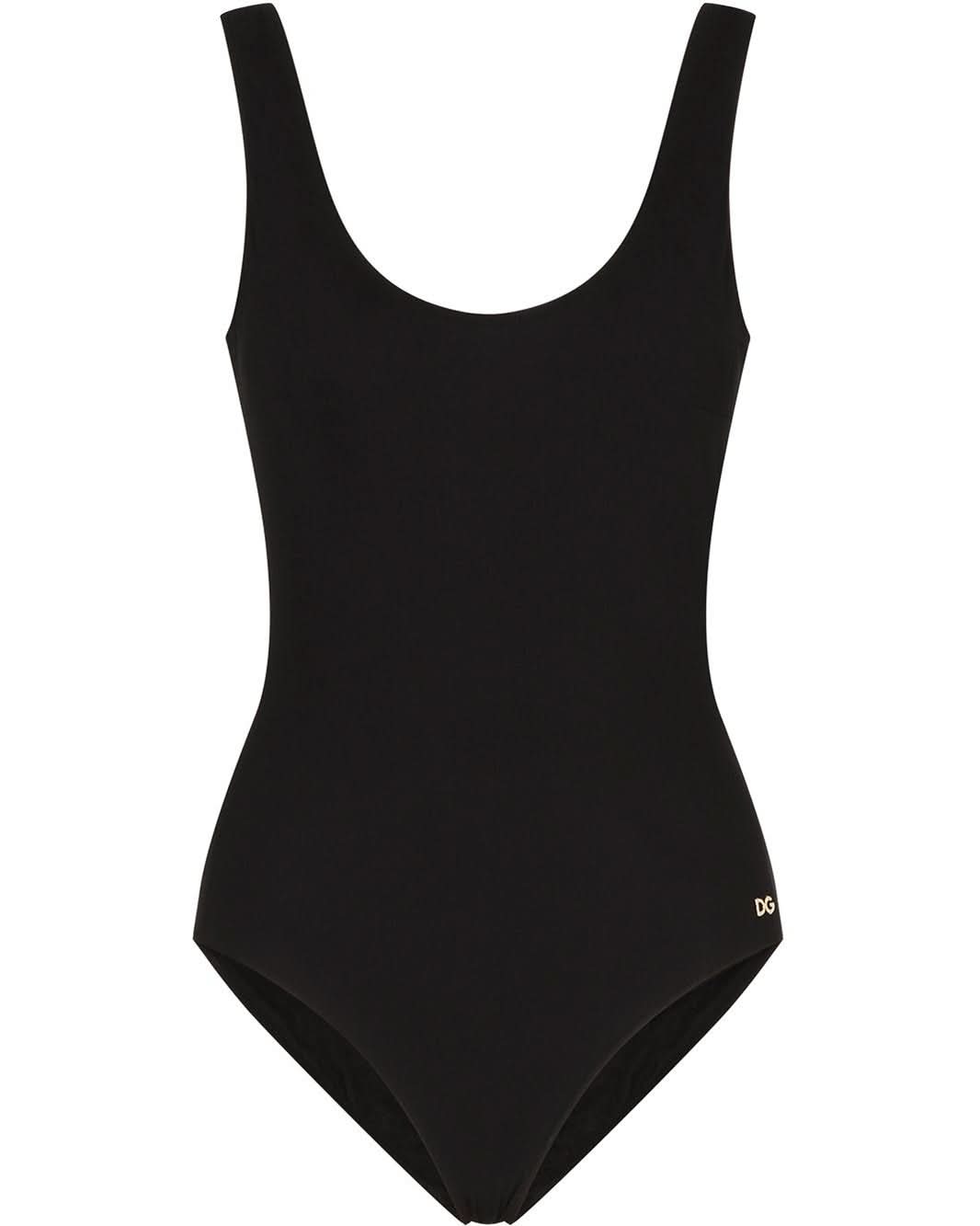 Dolce & Gabbana Black One Piece Swimsuit Beachwear & underwear