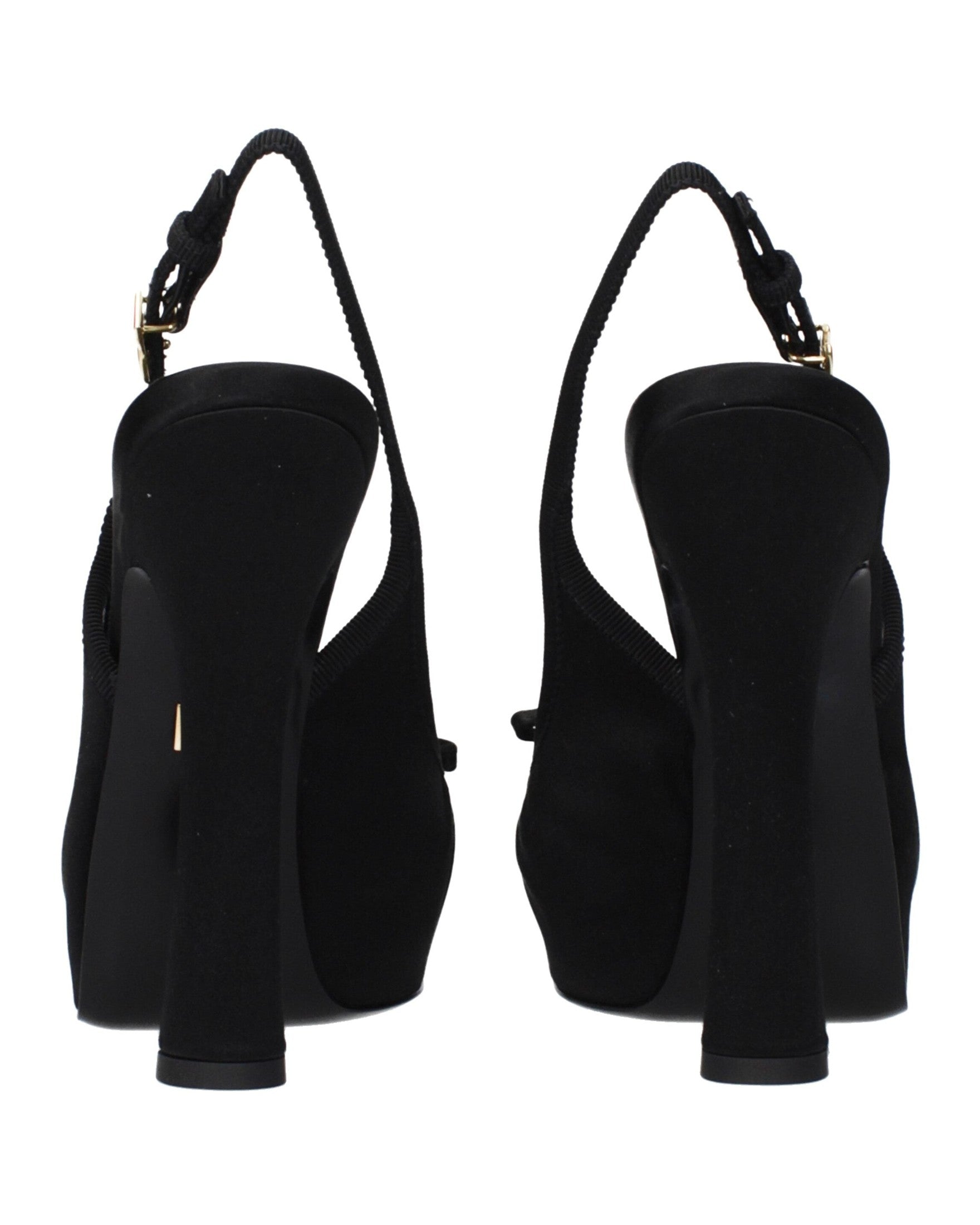 Dolce & Gabbana Black Satin Pumps Glam Steals