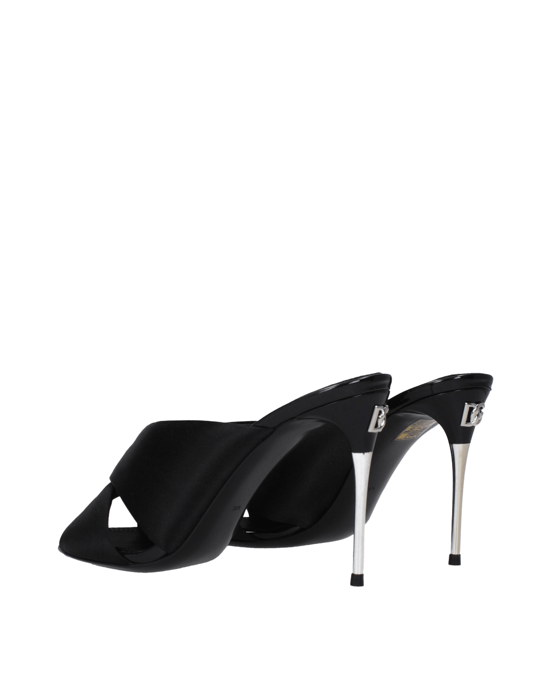 Dolce & Black Gabbana Satin And Stiletto Heels Sandals Glam Steals