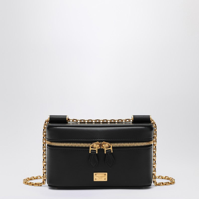 Dolce & Gabbana Black Shoulder Bag Sicily