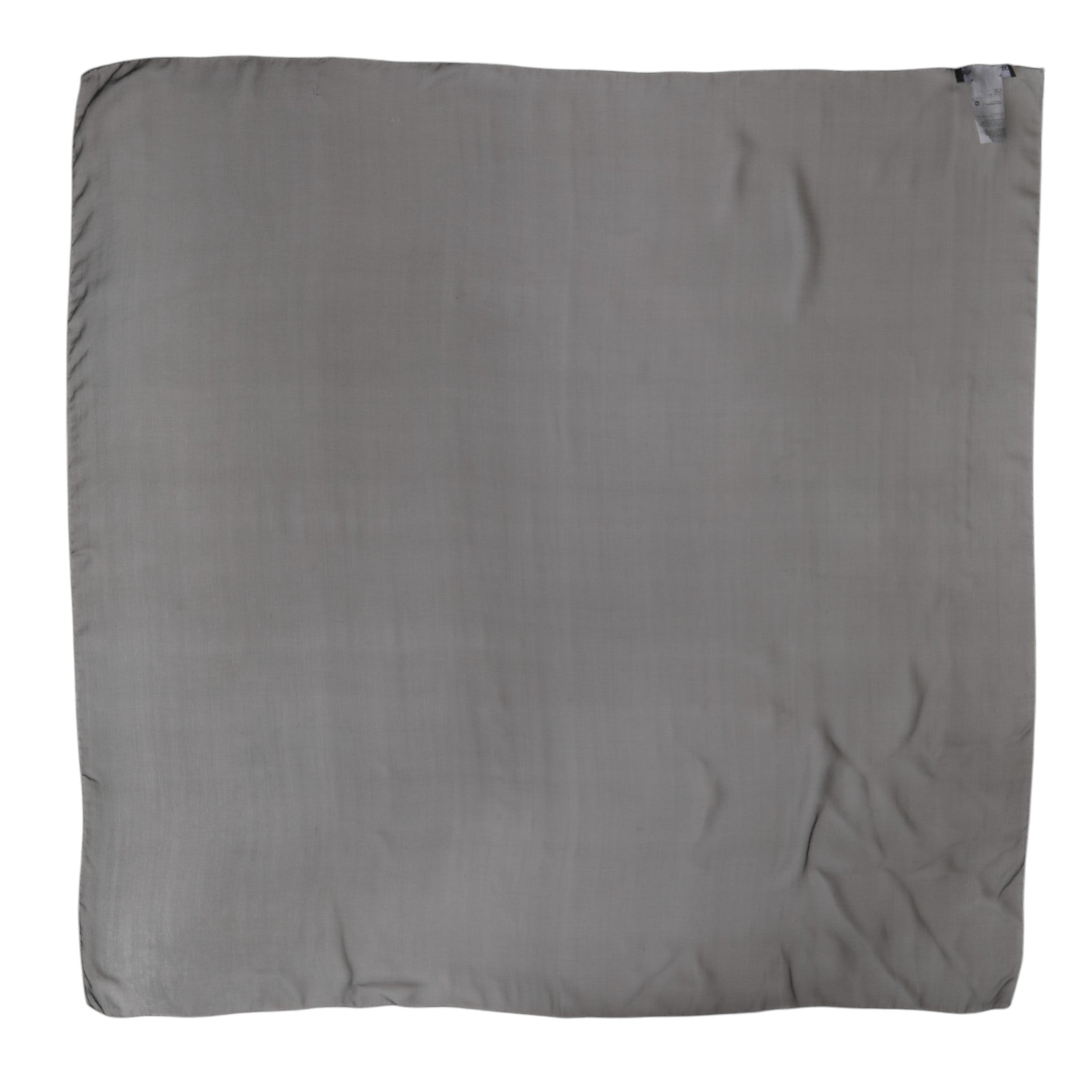 Dolce & Gabbana Black Silk Gray Square Women Foulard Scarf Glam Steals