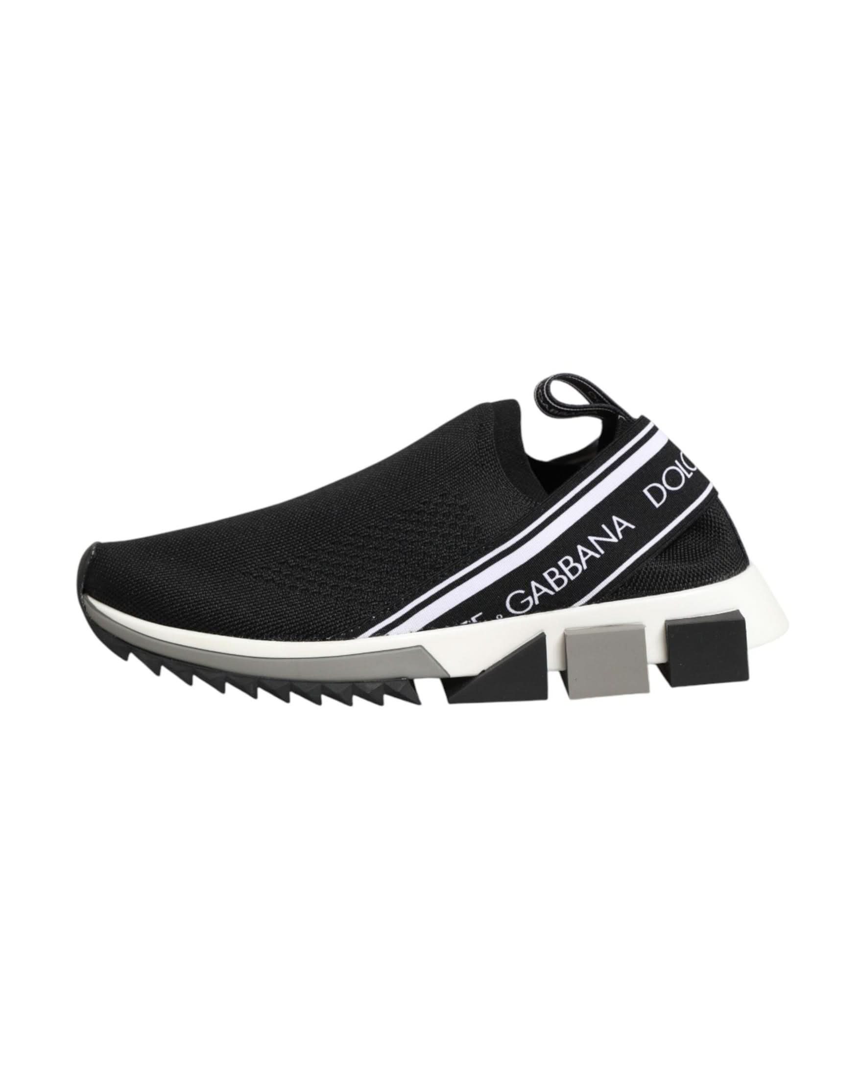 Dolce & Gabbana Black Slip On Sorrento Low Top Sneakers Glam Steals