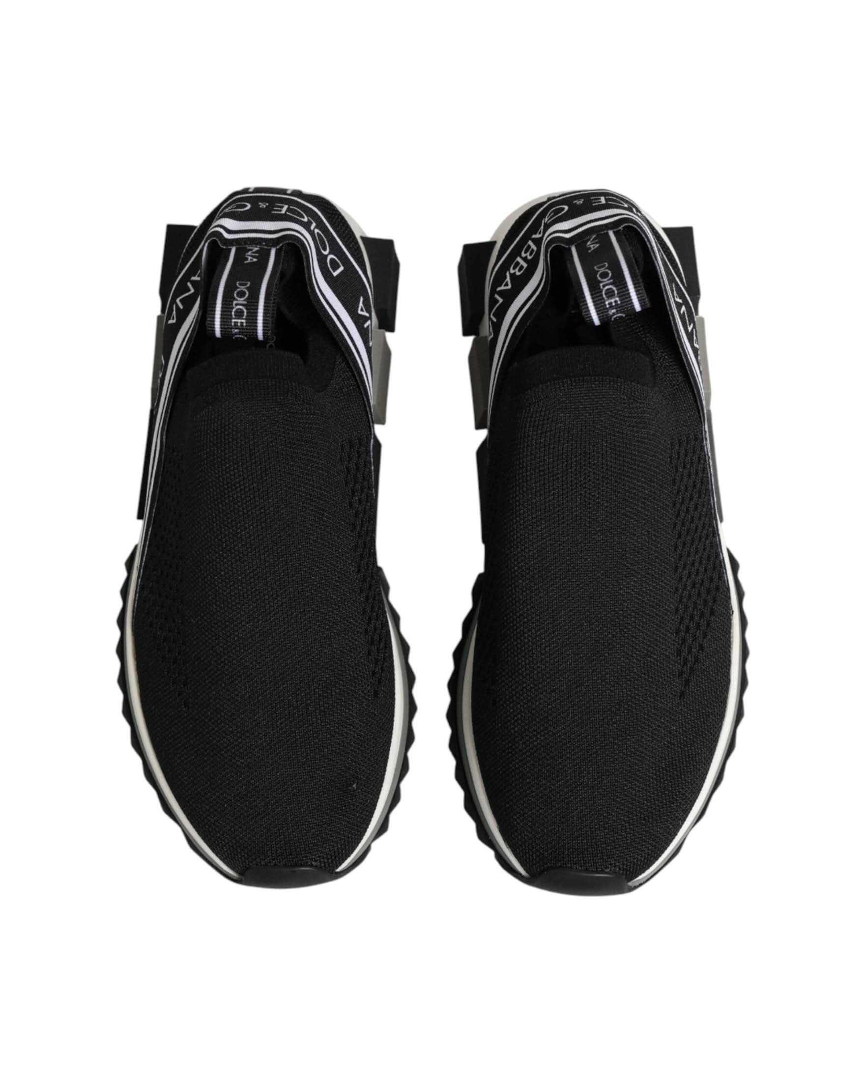 Dolce & Gabbana Black Slip On Sorrento Low Top Sneakers Glam Steals