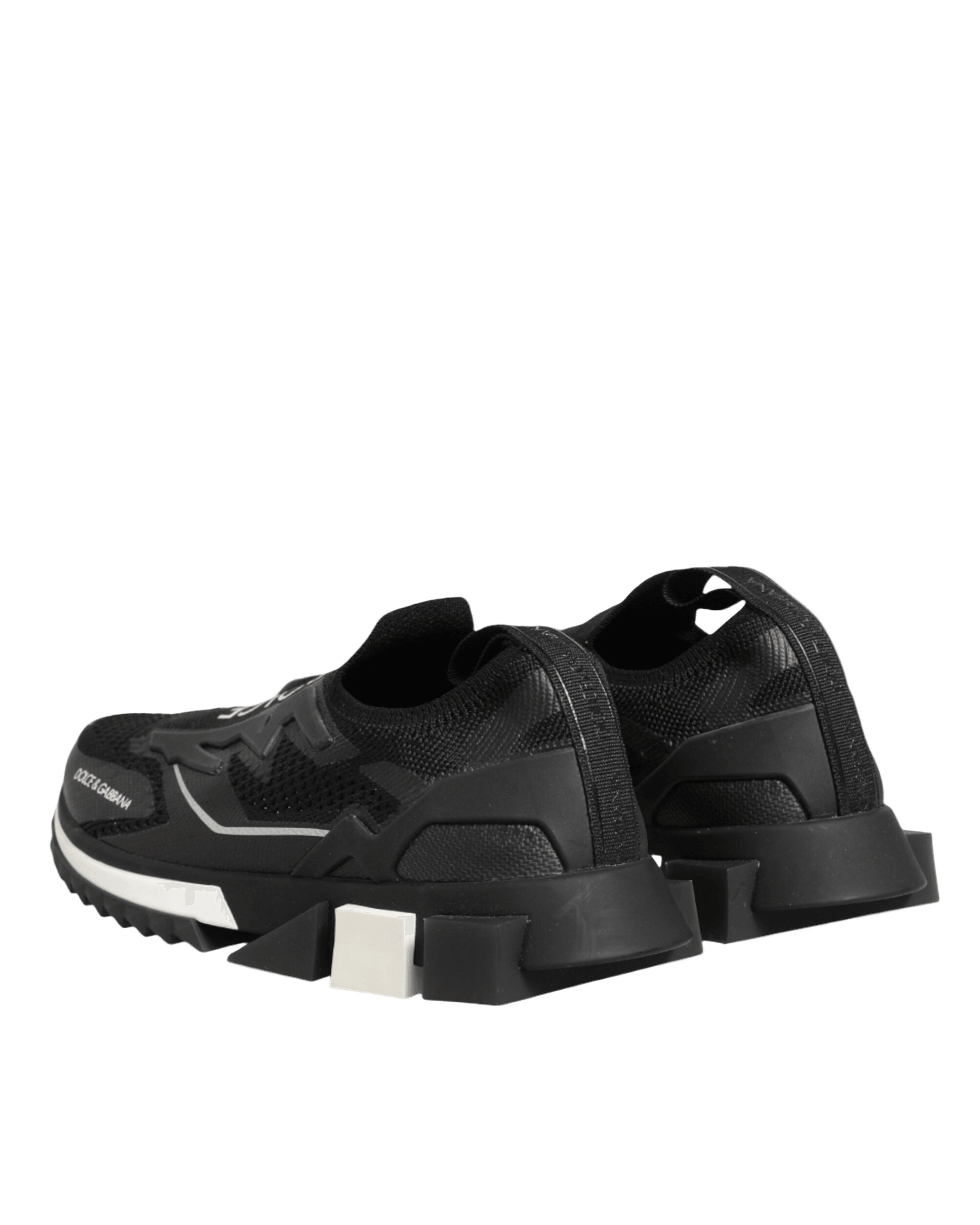 Dolce & Gabbana Black Sorrento Sport Stretch Sneakers Shoes Sneakers