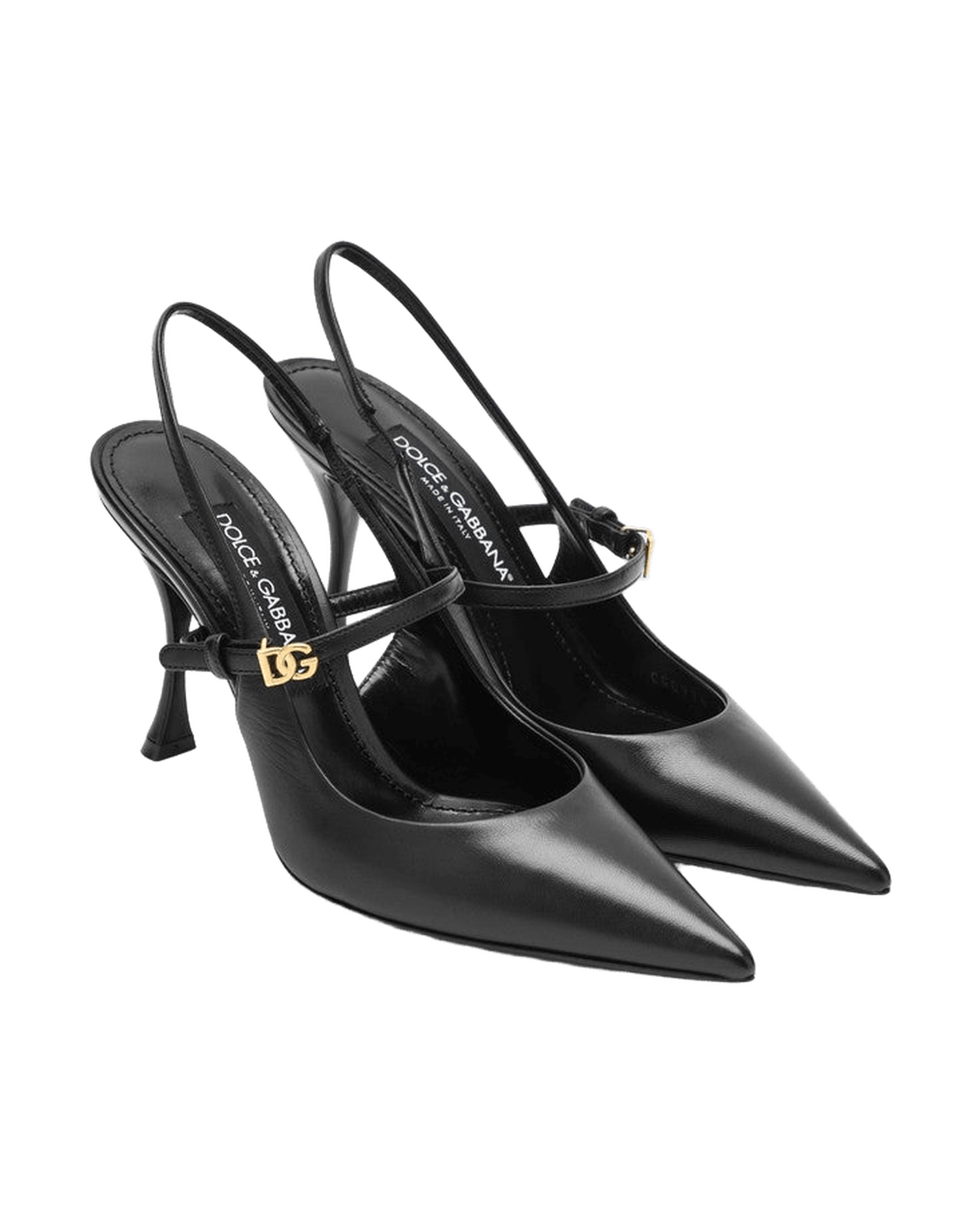 Dolce & Gabbana Black Suede Slingback Glam Steals
