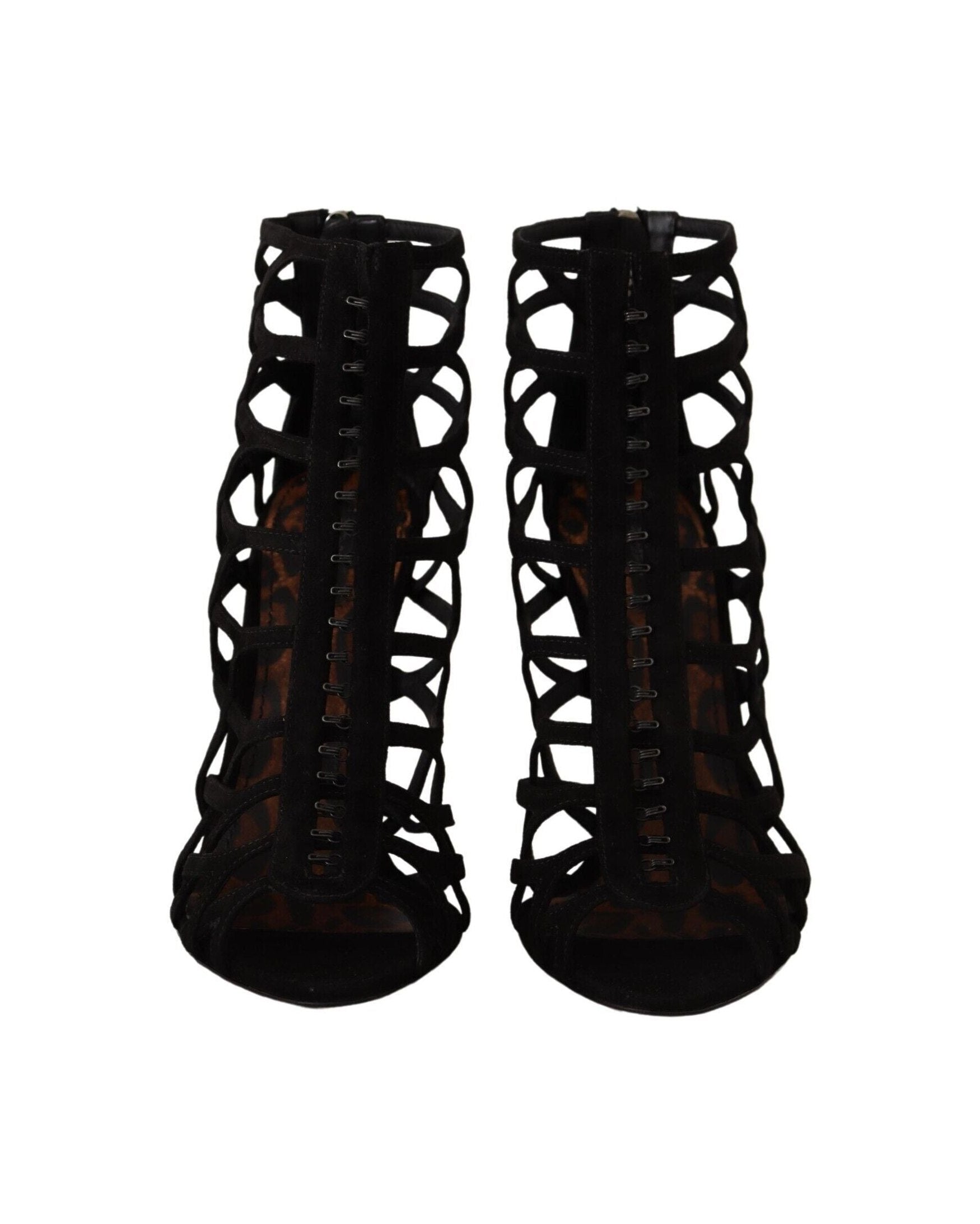 Dolce & Gabbana Black Suede Stiletto Heels Glam Steals