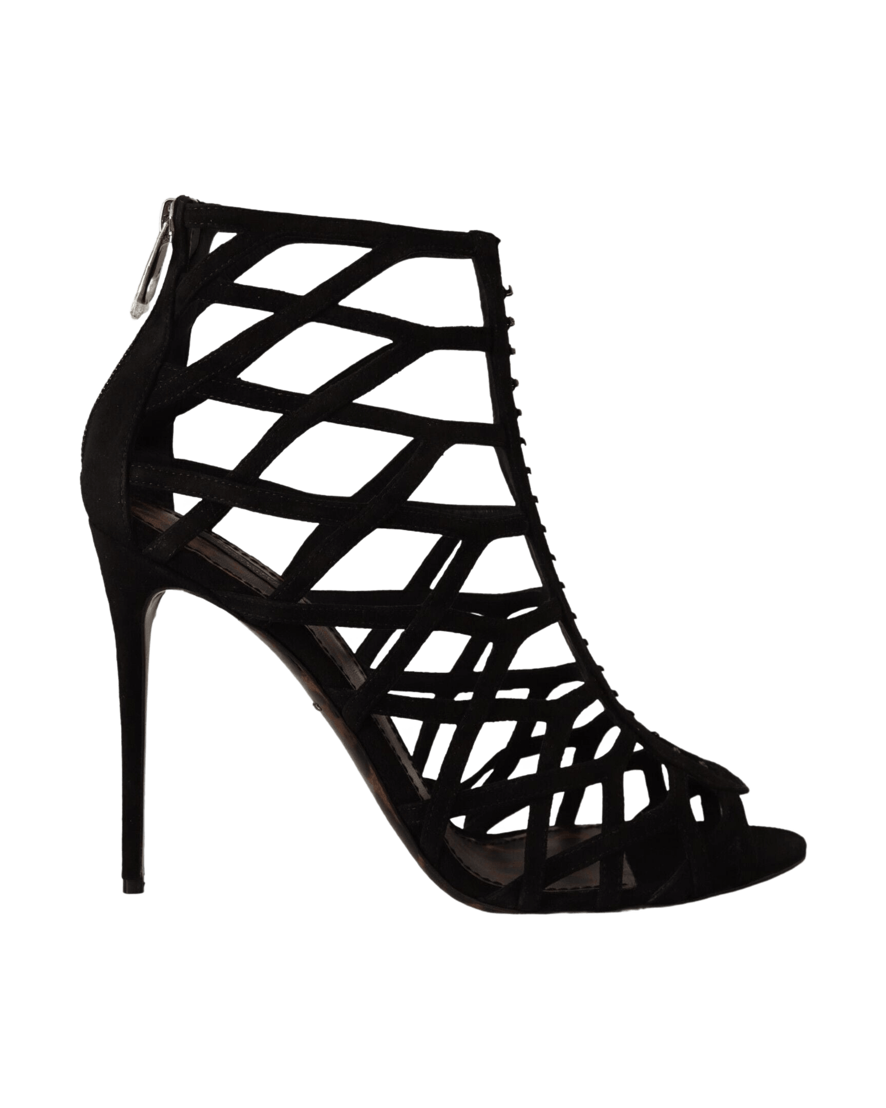 Dolce & Gabbana Black Suede Stiletto Heels Glam Steals