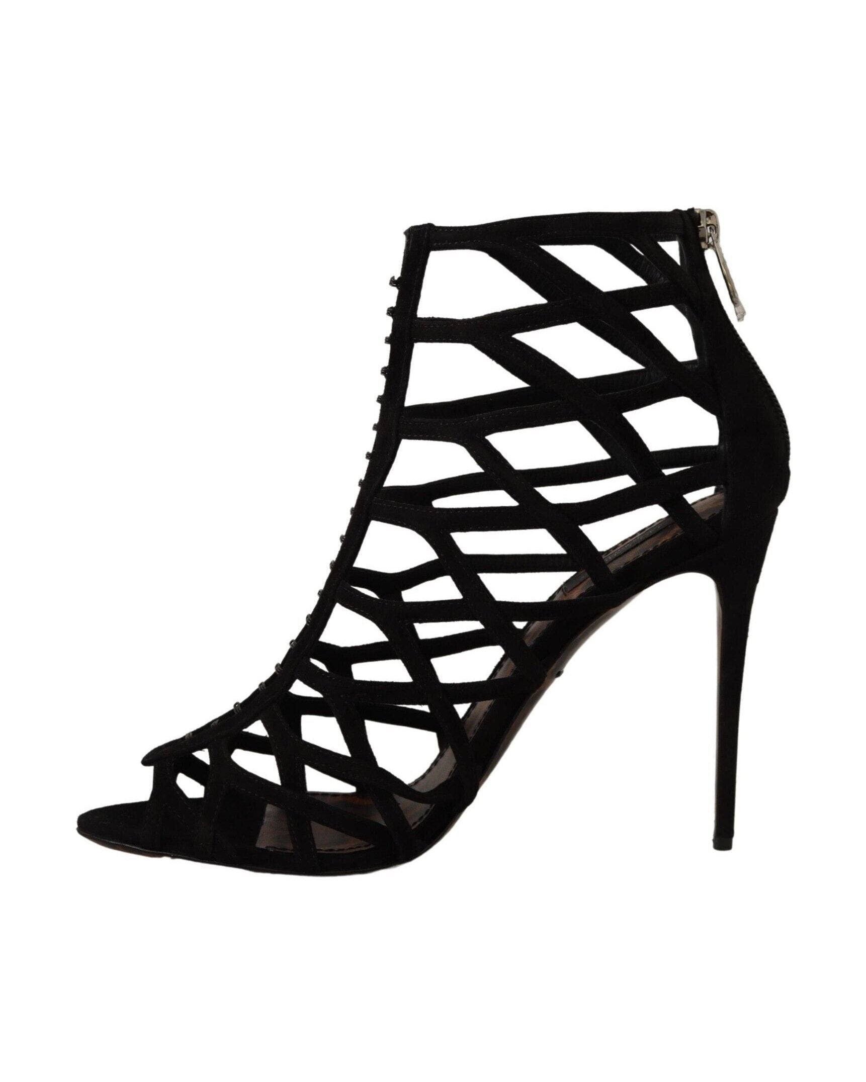 Dolce & Gabbana Black Suede Stiletto Heels Glam Steals