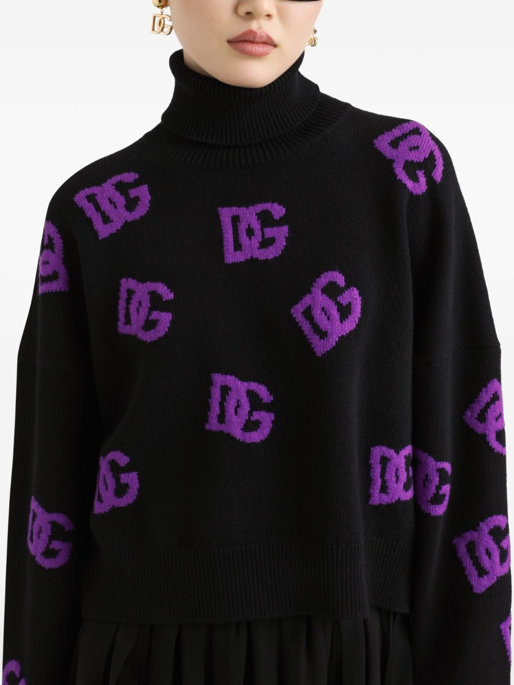 Dolce & Gabbana Black Sweater Glam Steals